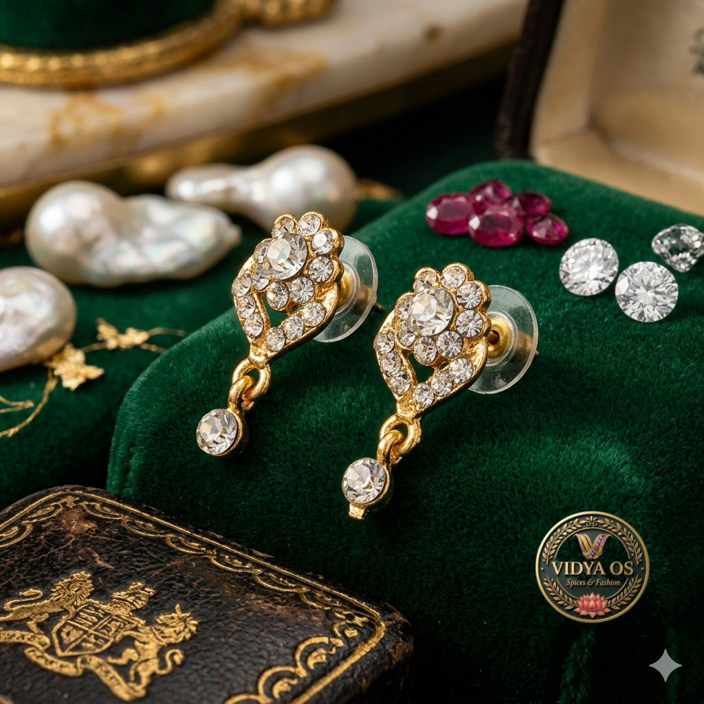 Anting india gold 18K Diamond import Anak Dewasa