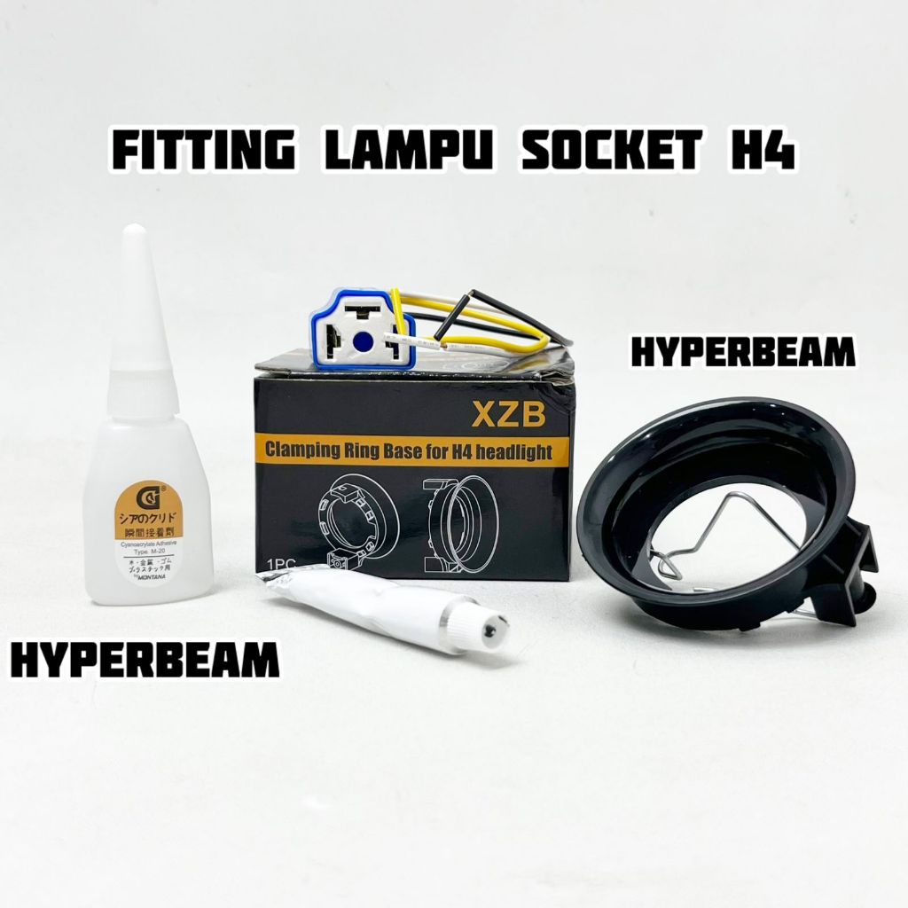 IBRIGHT - Fitting Lampu Socket H4