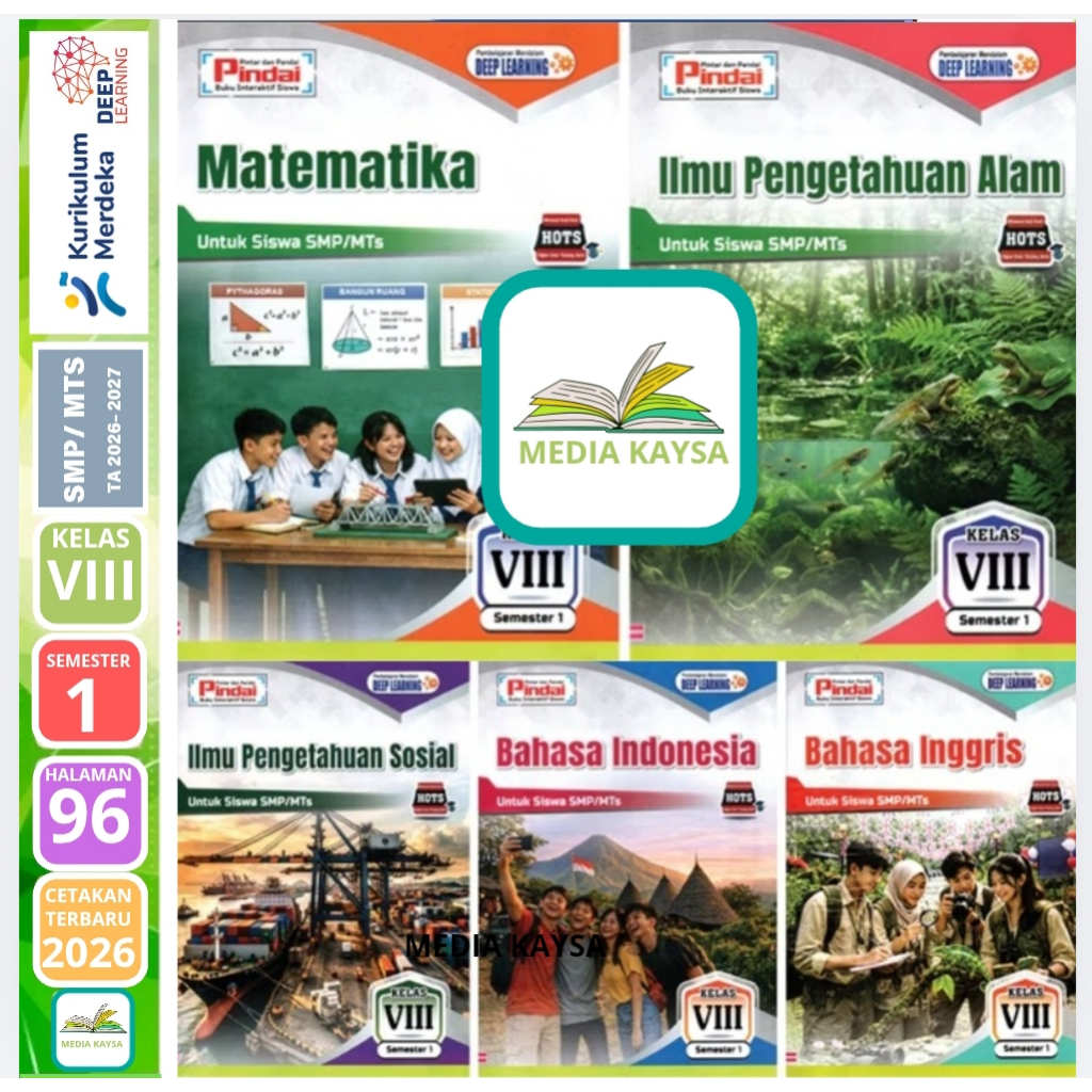 Buku LKS SMP Kelas 8 Semester 1 dan 2 CV. Arya Duta Cetakan Terbaru