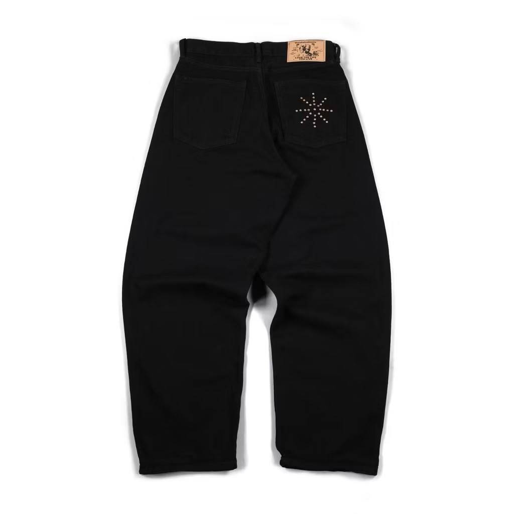 Denim Pants Draelle Studded Black Thanksinsomnia