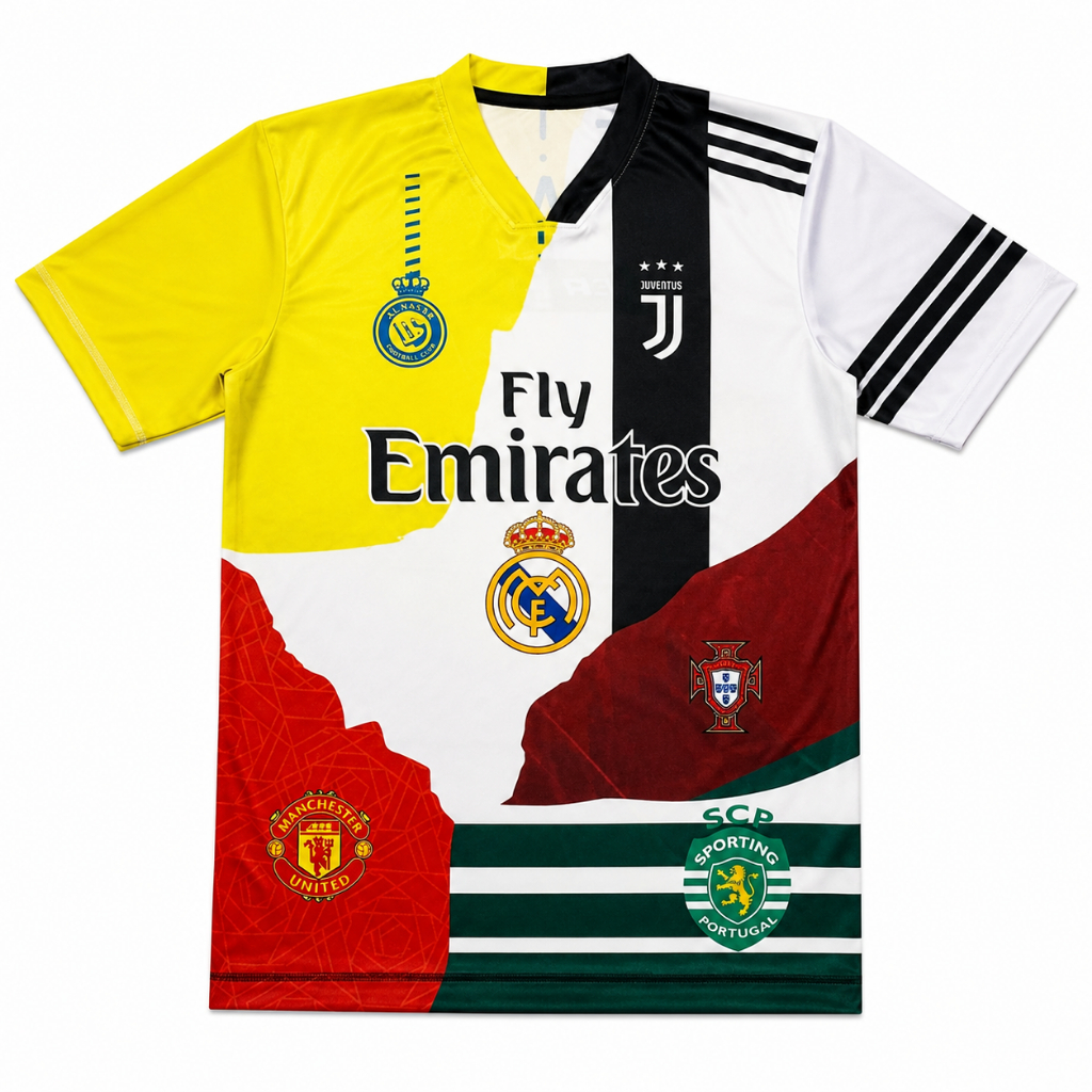 Jersey Ronaldo Goat All Clubs Full Printing Unisex