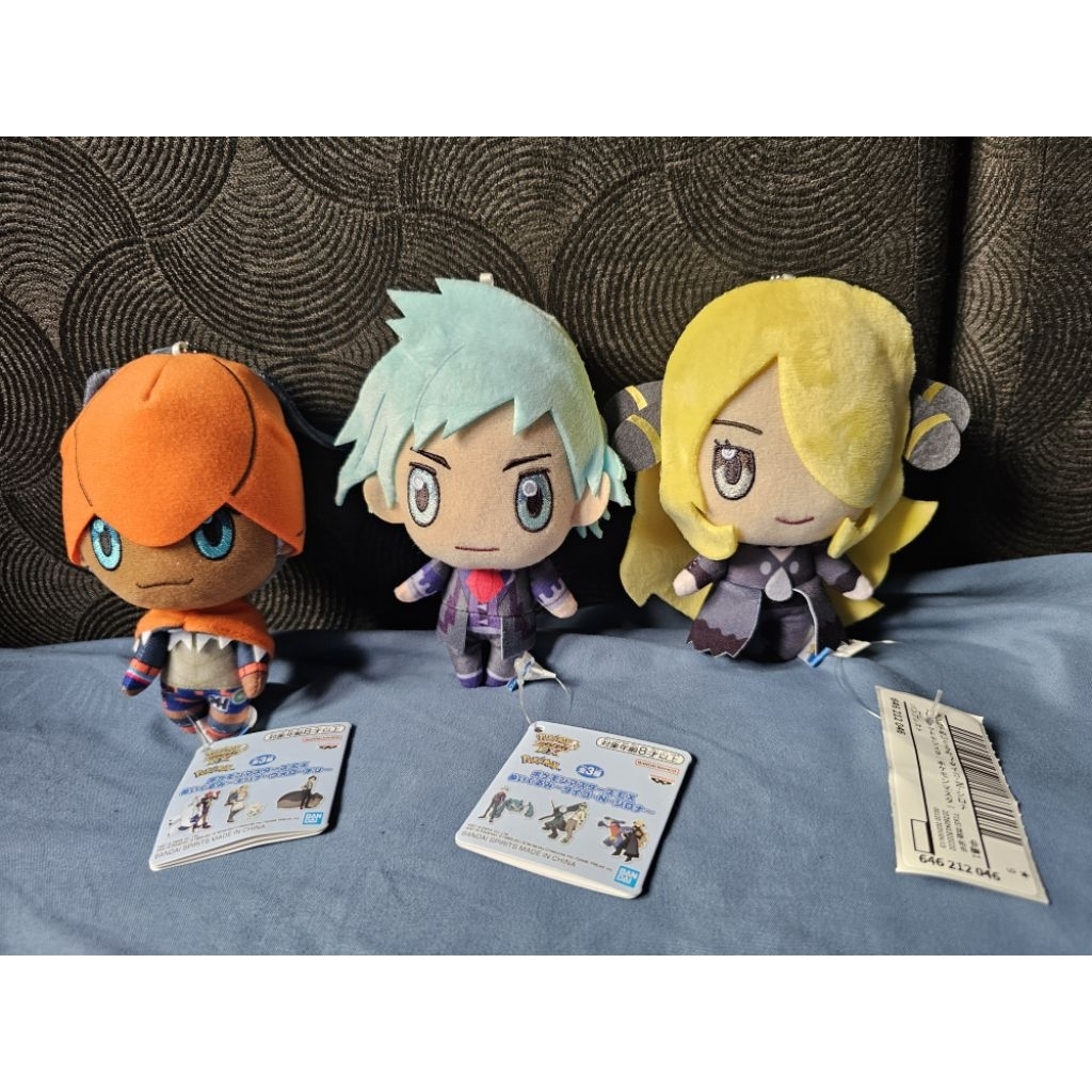Boneka Ganci Pokemon Trainer Banpresto Chyntia, Rayhan, steven