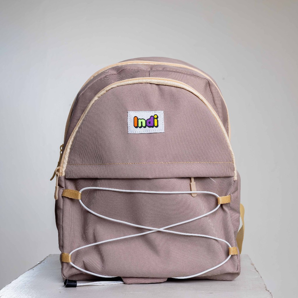 Tas Ransel Gendong Sekolah Wanita Perempuan Cewek Pria Laki Laki Cowok Anti Air INDI FASHION