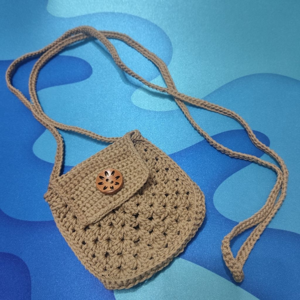 Tas Handphone - Merajut DIY