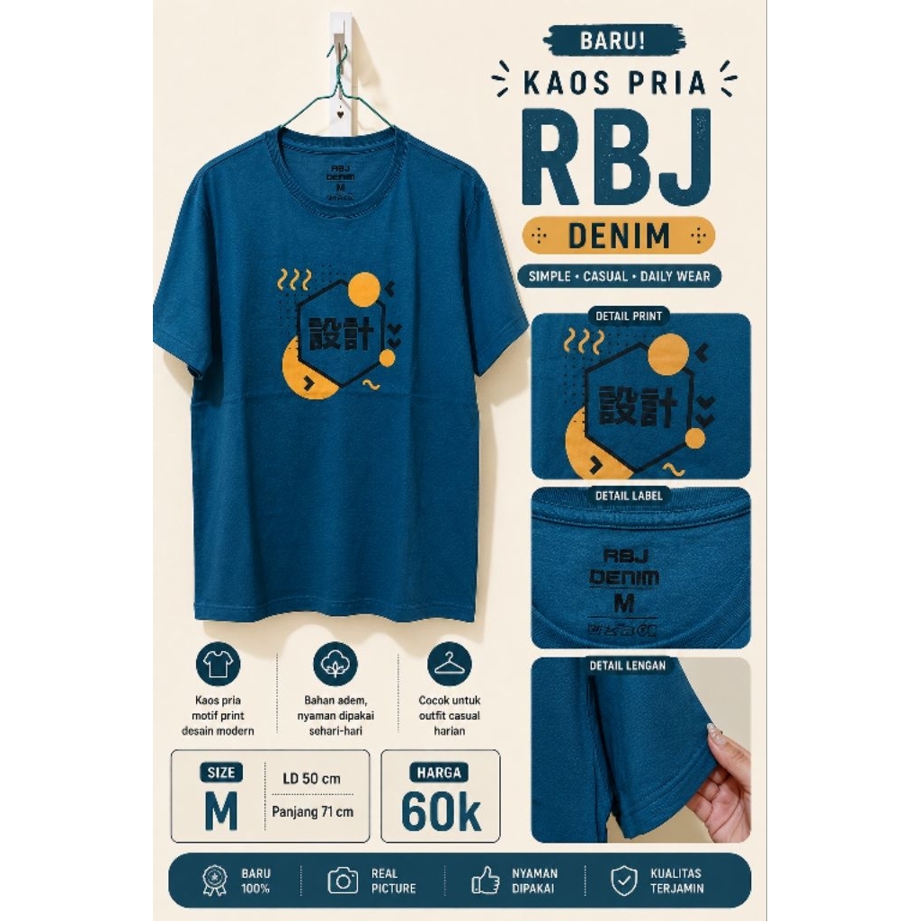Kaos Pria RBJ