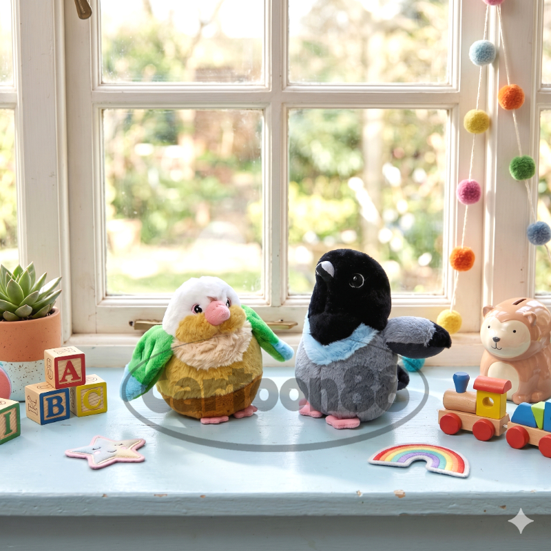 Boneka Burung Merpati & Lovebird Imut Couple Series