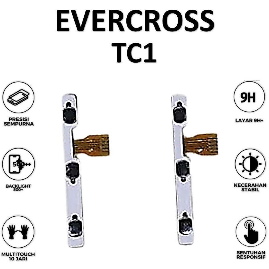 FLEXIBEL ON / OFF + VOLUME EVERCOSS TC1 ORIGINAL