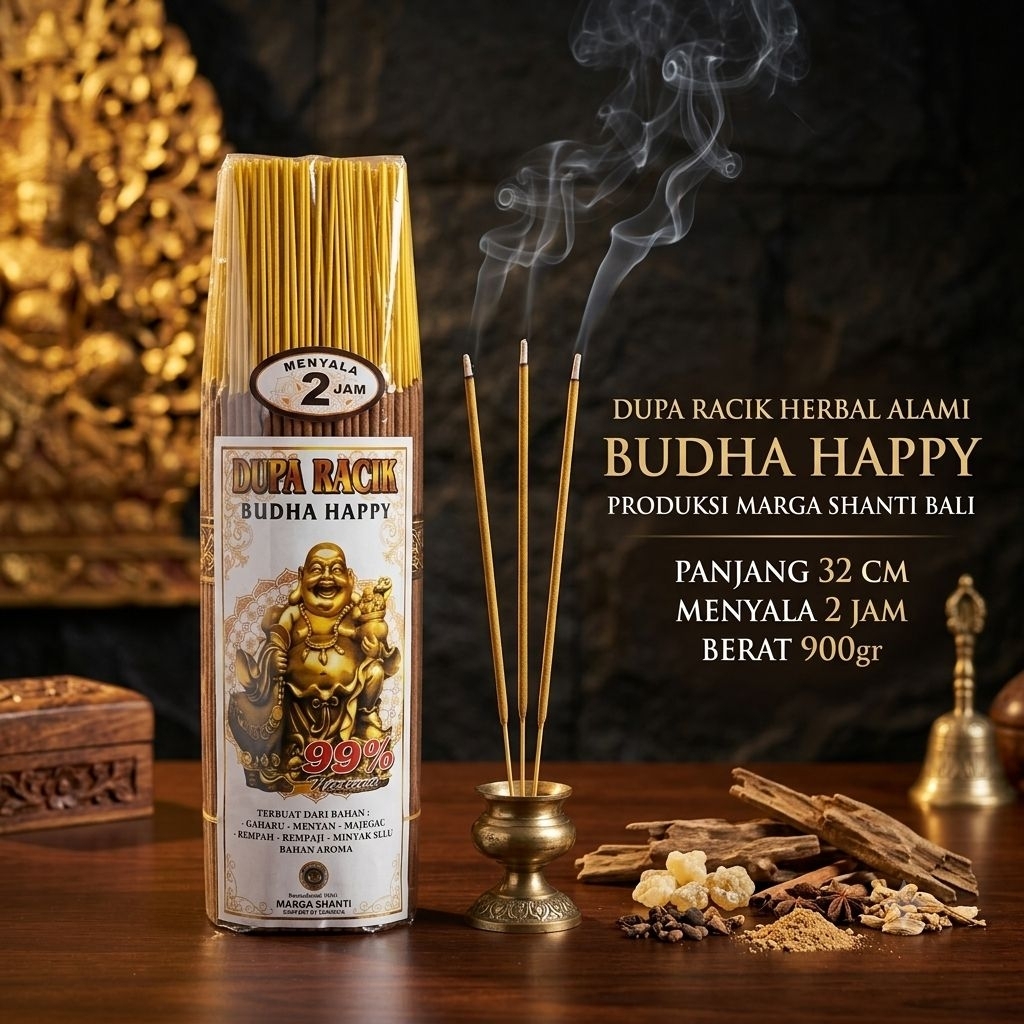 DUPA RACIK HERBAL BUDHA HAPPY