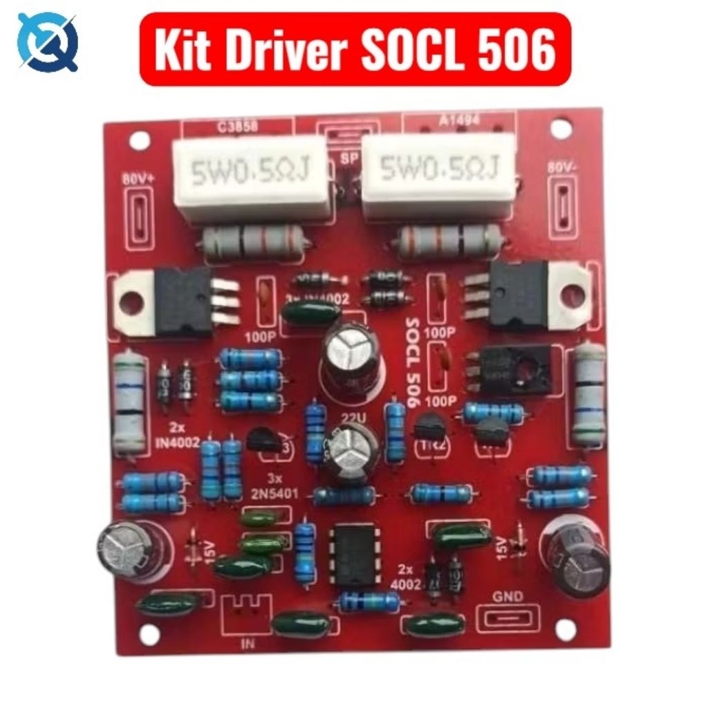 Kit Driver Super OCL 506 Mono Untuk Amplifier Rumahan | SOCL 506 socl  506 driver  ocl