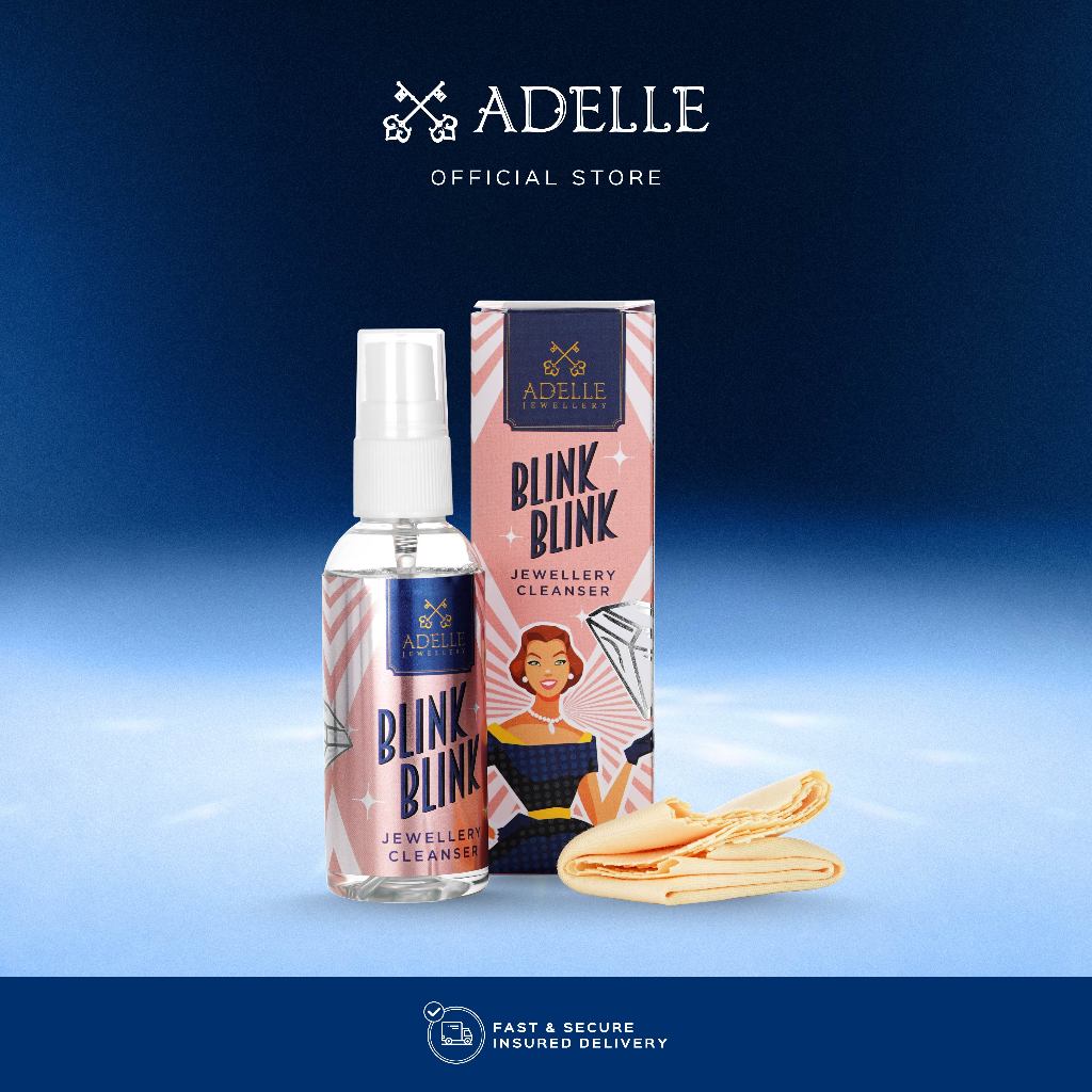 Adelle Jewellery Blink Blink Jewellery Cleanser - Cairan Pembersih Perhiasan