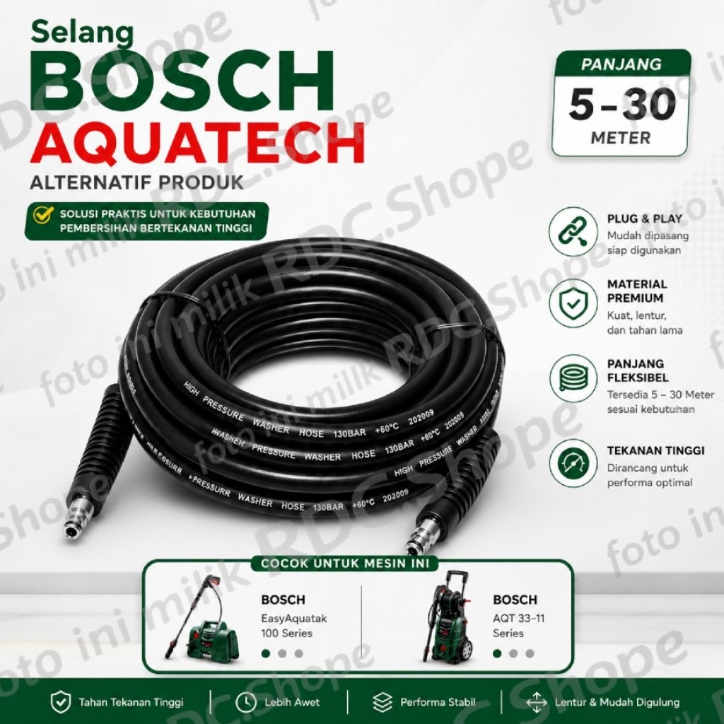 Alternatif Selang Untuk Bosh Aquatech. Selang Bosch AQT. Selang High Pressure Cleaner Bosch. Selang 