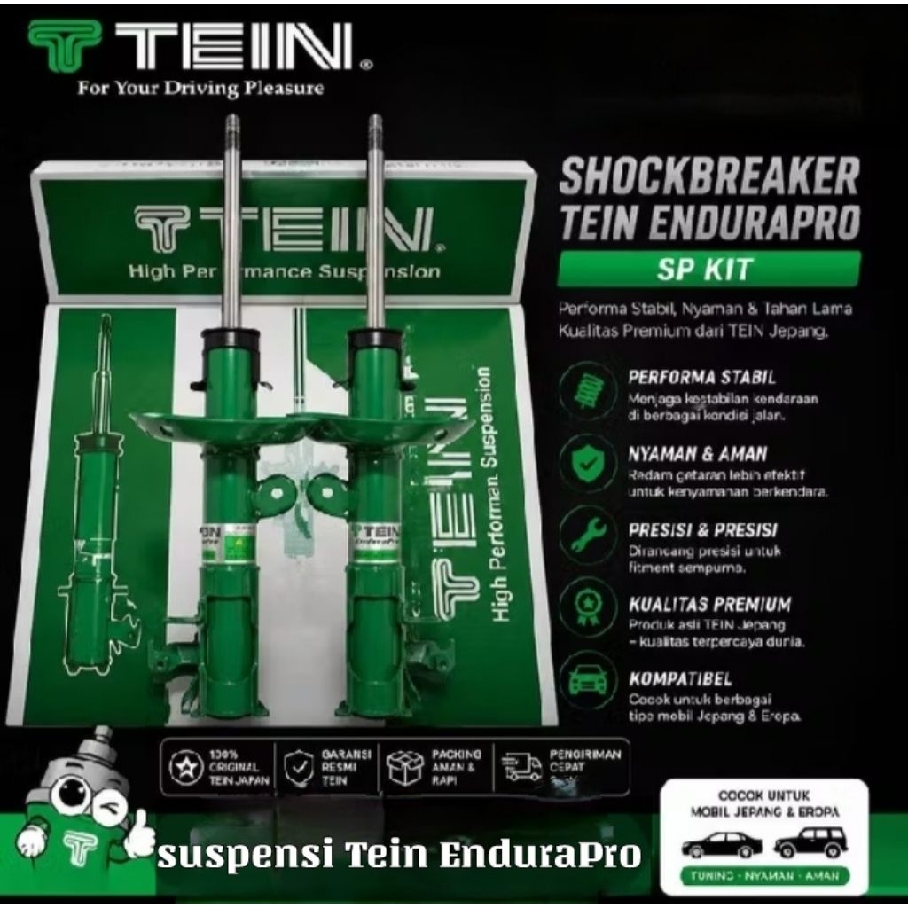 Shockbreaker shock depan Honda Brio merek Tein EnduraPro 2pc