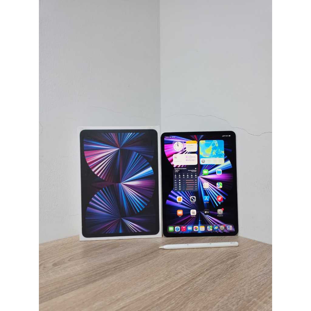 iPad Pro M1 11 128GB 128 GB Wifi Cellular 5G Resmi iBox + Apple Pencil Cell 3rd Gen 2021 11"