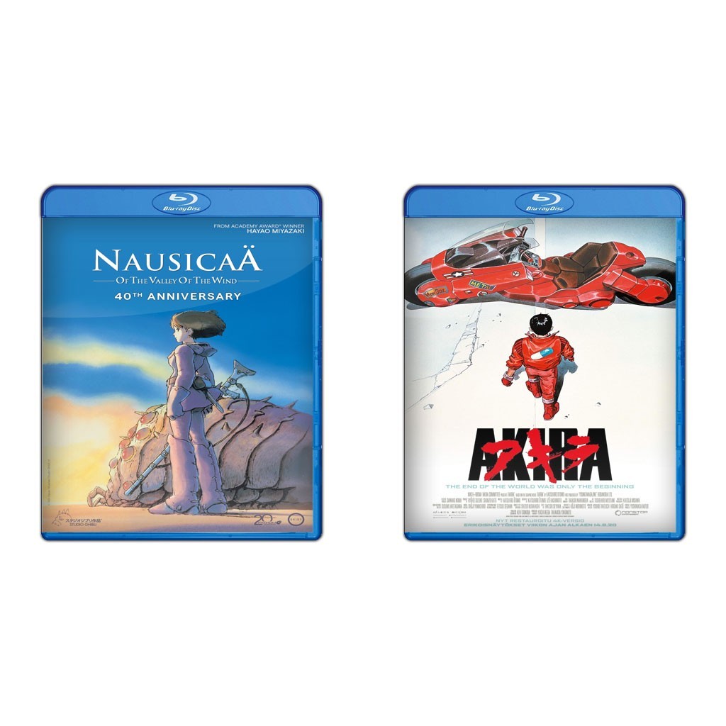 DVD Nausicaa Of The Valley Of The Wind (1984) + DVD Akira (1988)