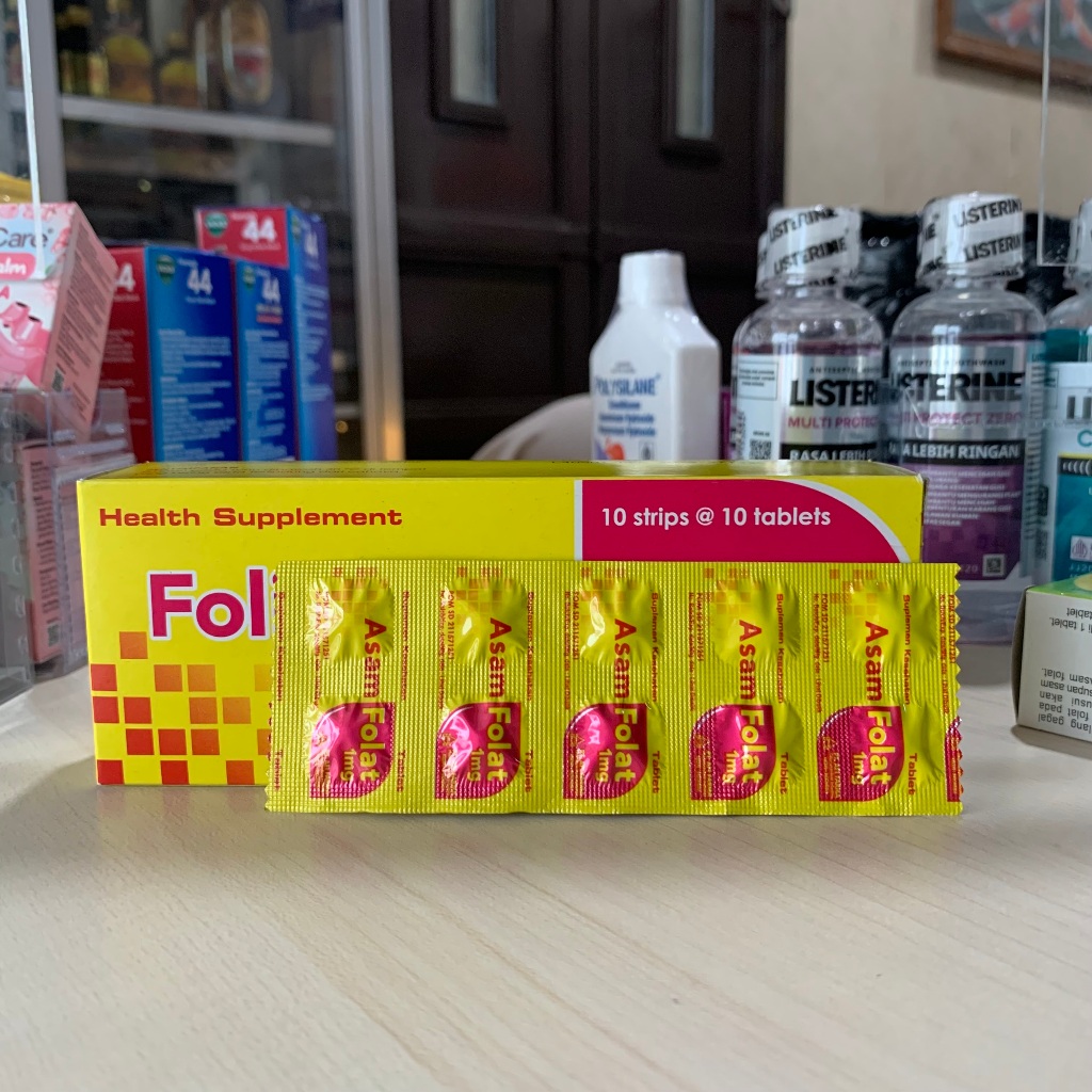 ASAM FOLAT 1 MG PER STRIP