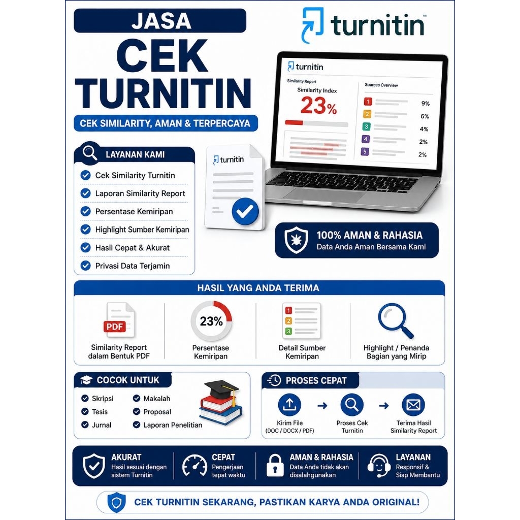 JASA CEK TURNITIN NO REPOSITORY