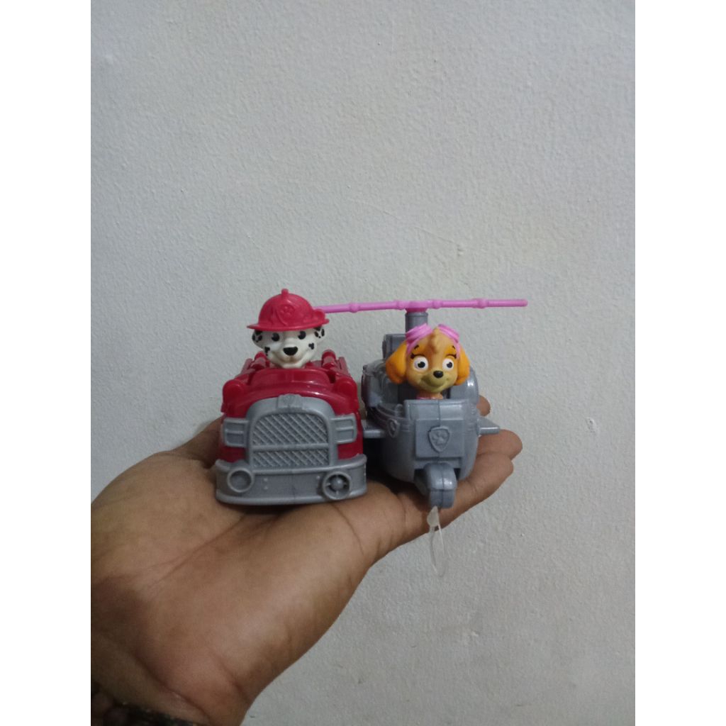 mainan figure Paw patrol SML(2pcs)
