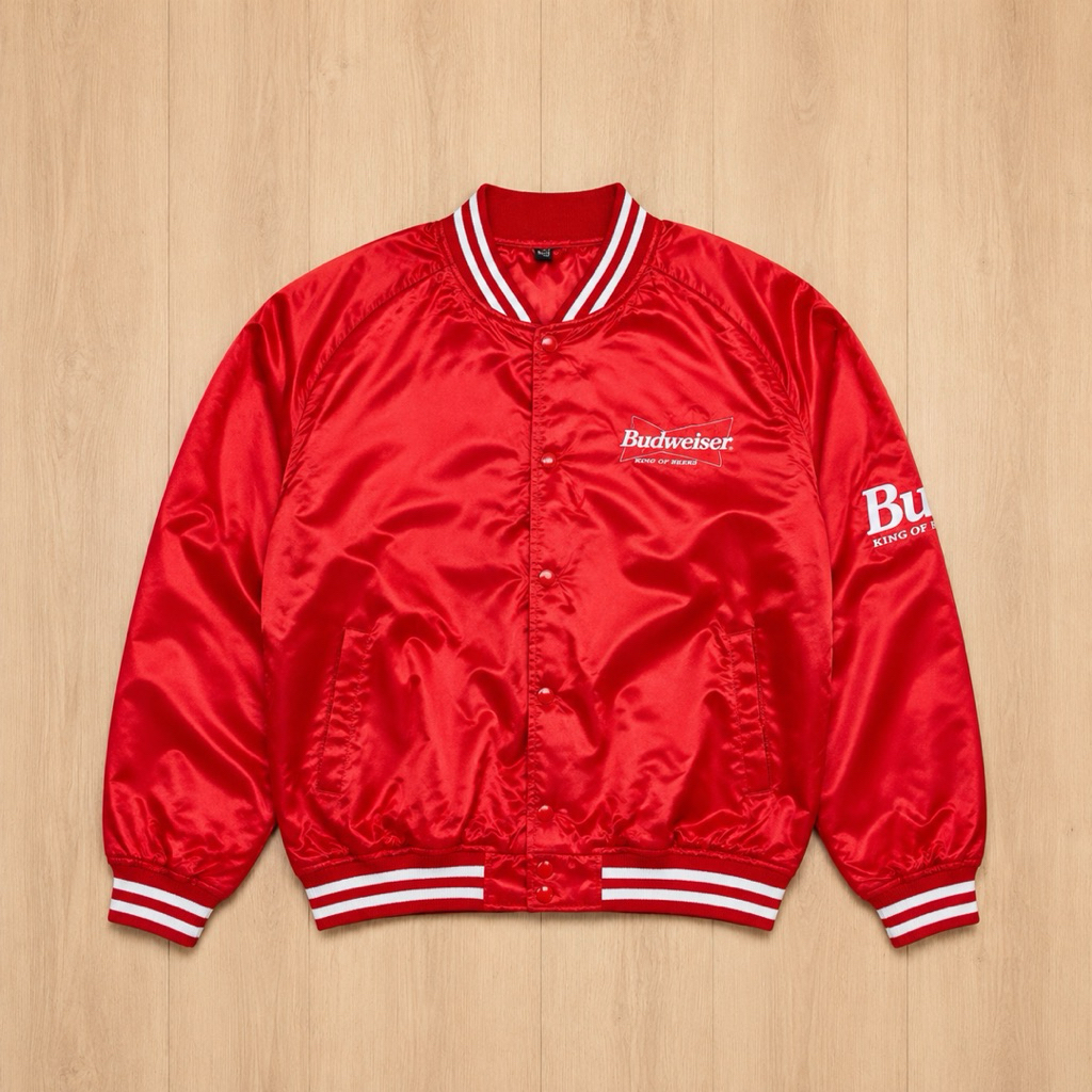 Jacket varsity budweiser Red Original