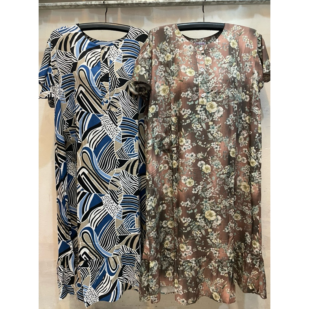 Siu Lie daster siu lie kerut Ld 110/Baju Tidur siu lie Rayon Premium