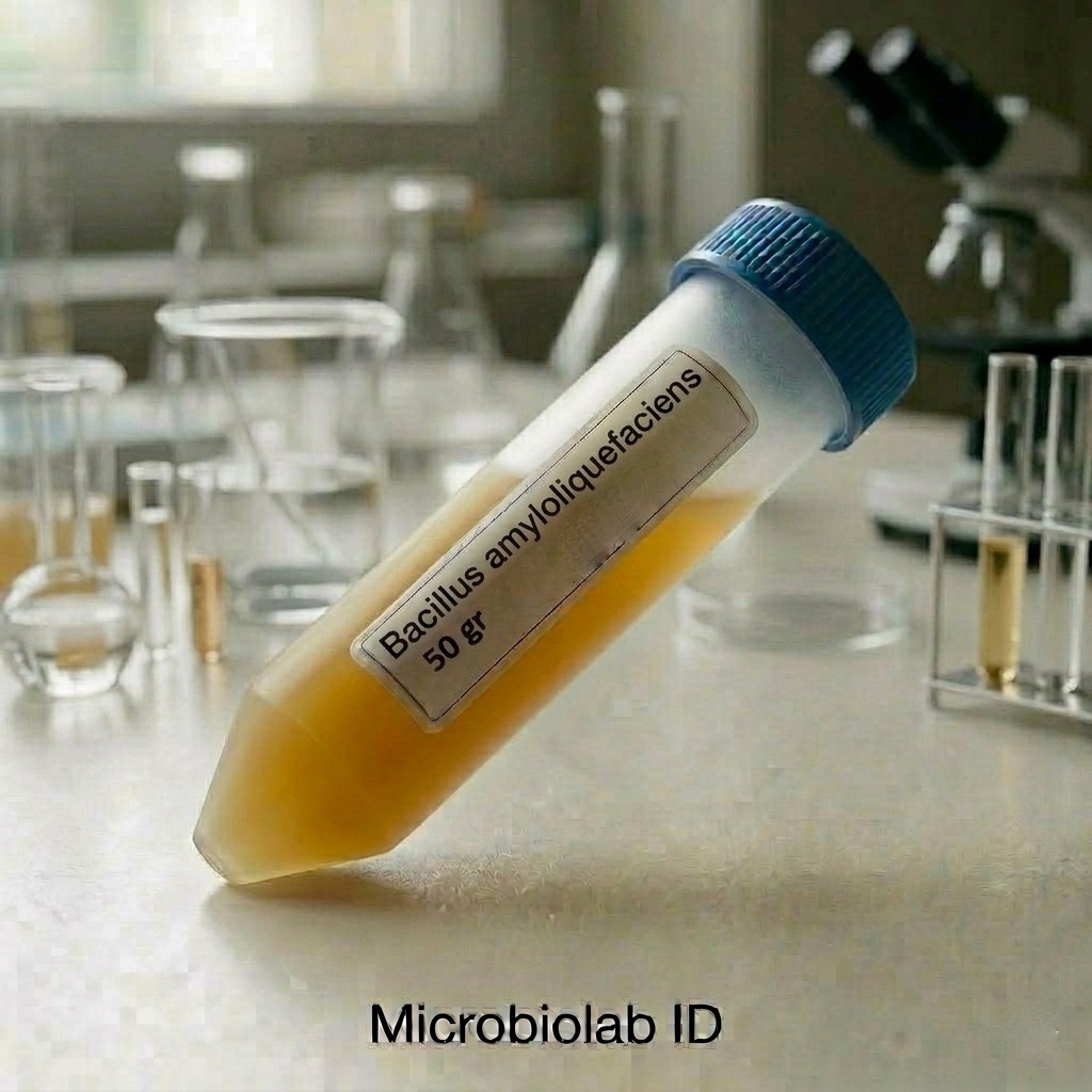 Kultur Bacillus amyloliquefaciens : Bakteri Produksi enzim.