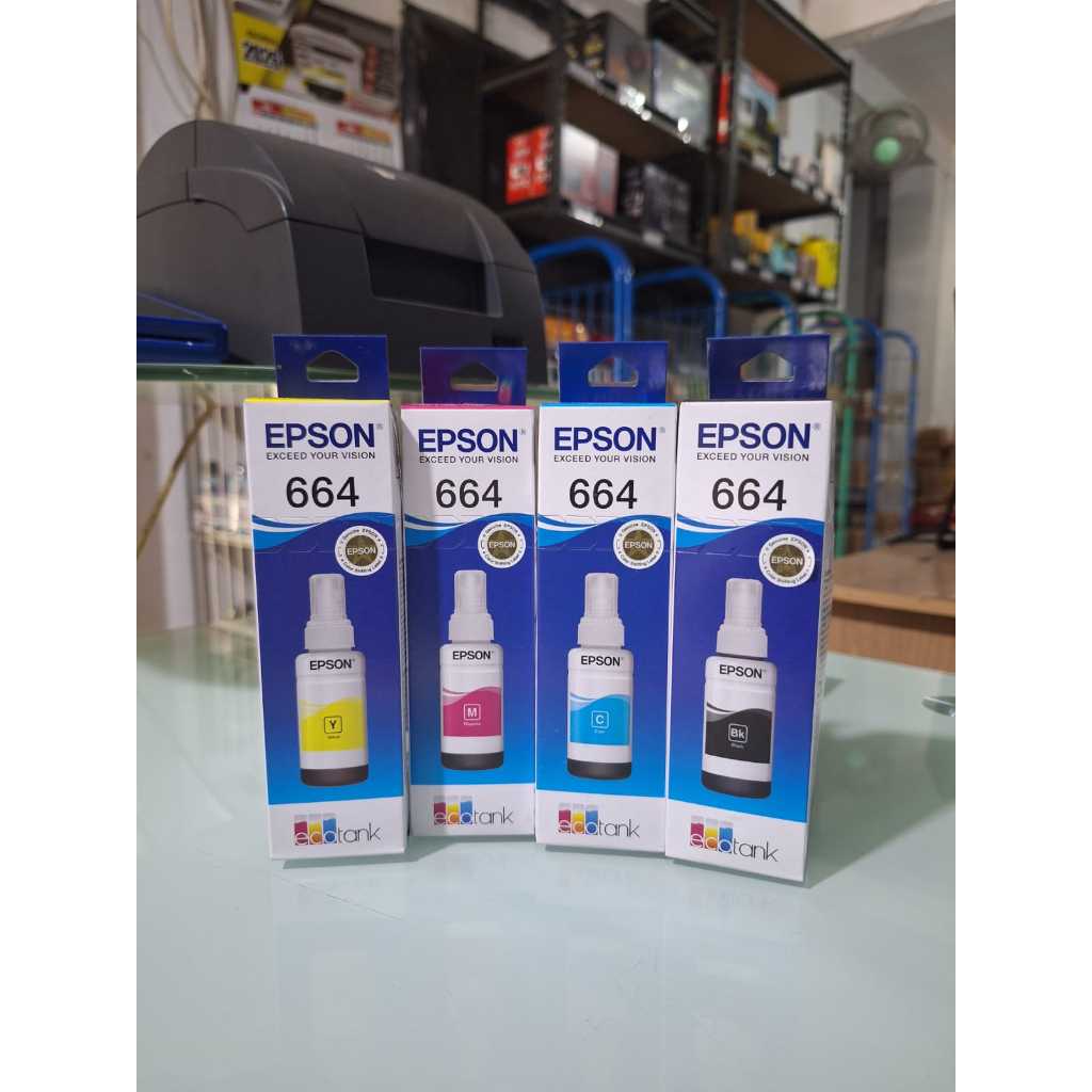 Tinta Epson L100 BLACK T6641(B) ,T6642(C),T6643(M),T6644(Y)