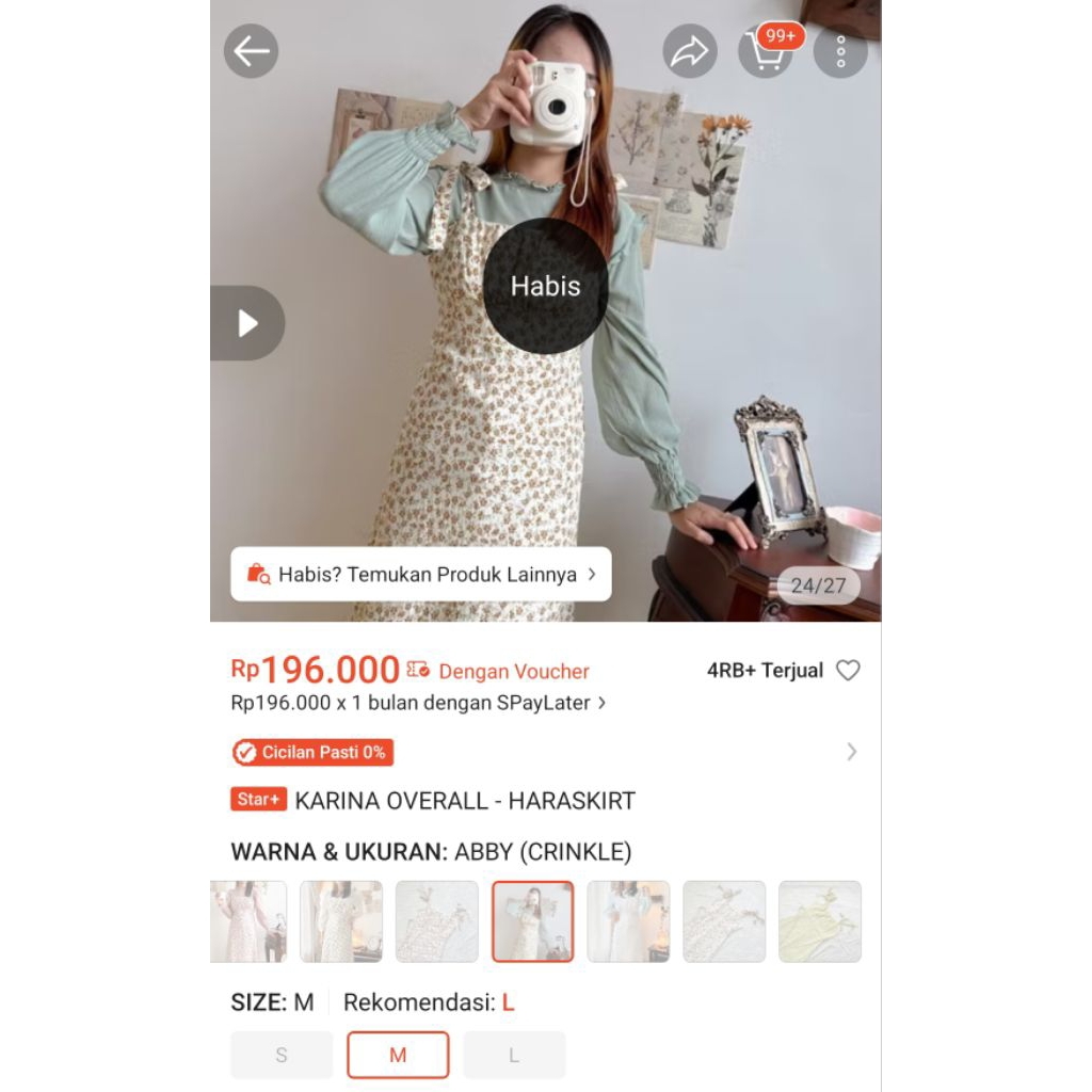 prelov karina overall haraskirt