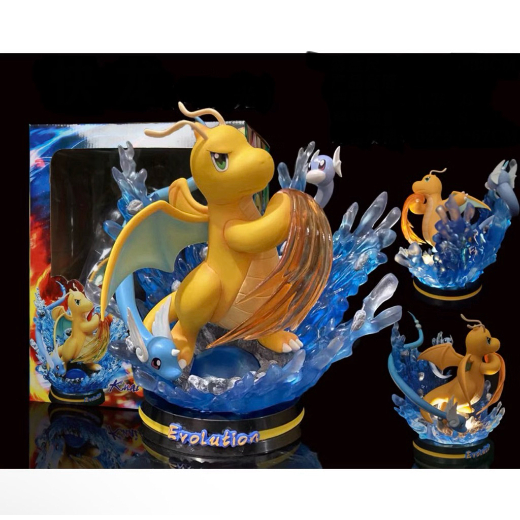 action figure pokemon diorama dragonite