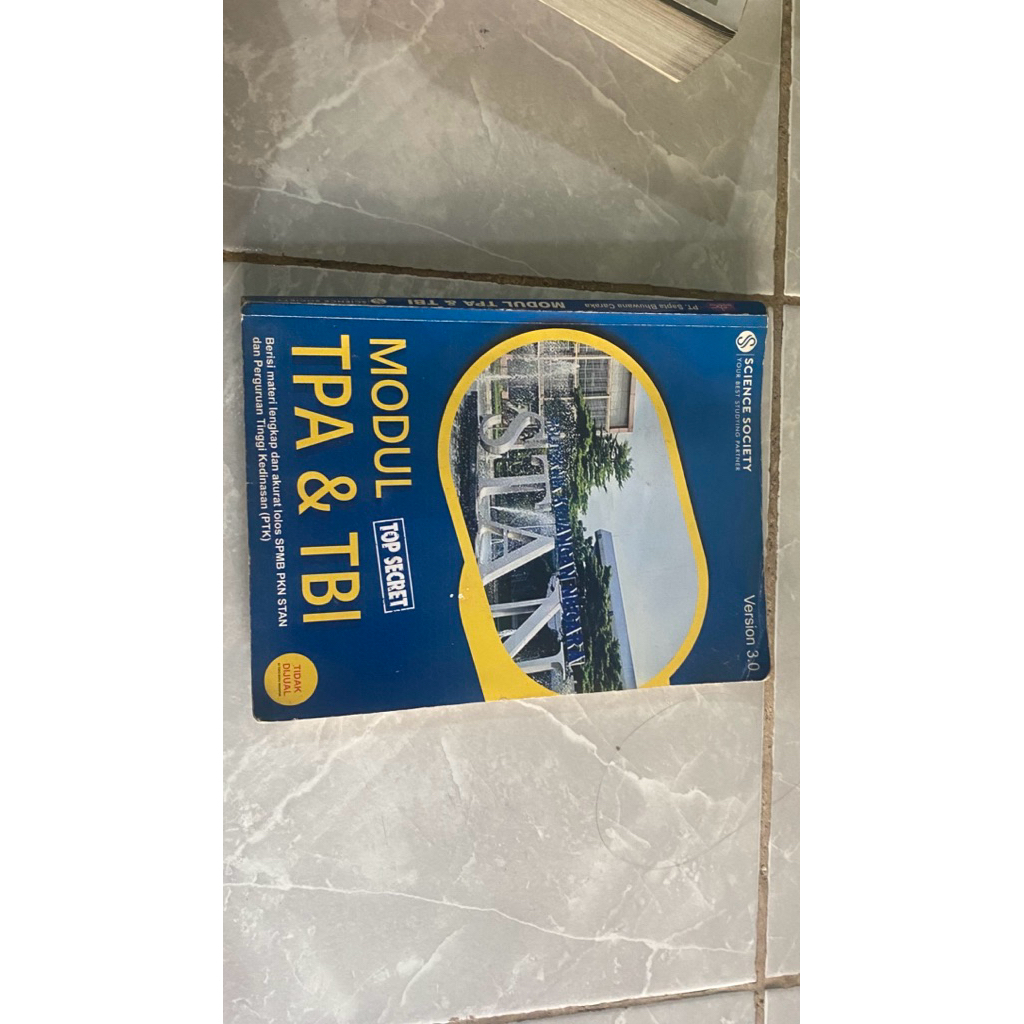 Buku Stan modul TPA & TBI Les science society(Kedinasan)