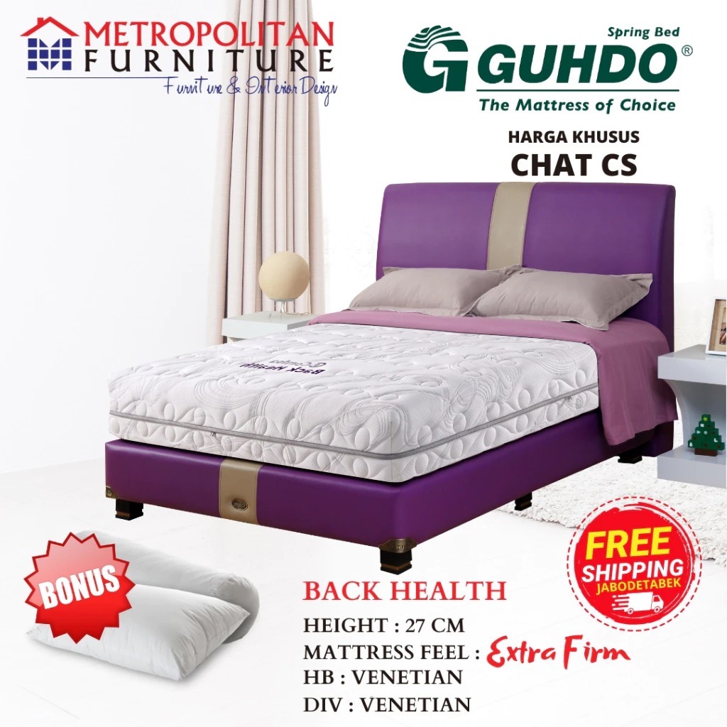Kasur Springbed Guhdo Back Health FULL SET Venetian Style