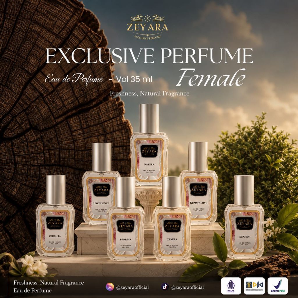 Zeyara Parfum Kendari Wangi Tahan 12 Jam