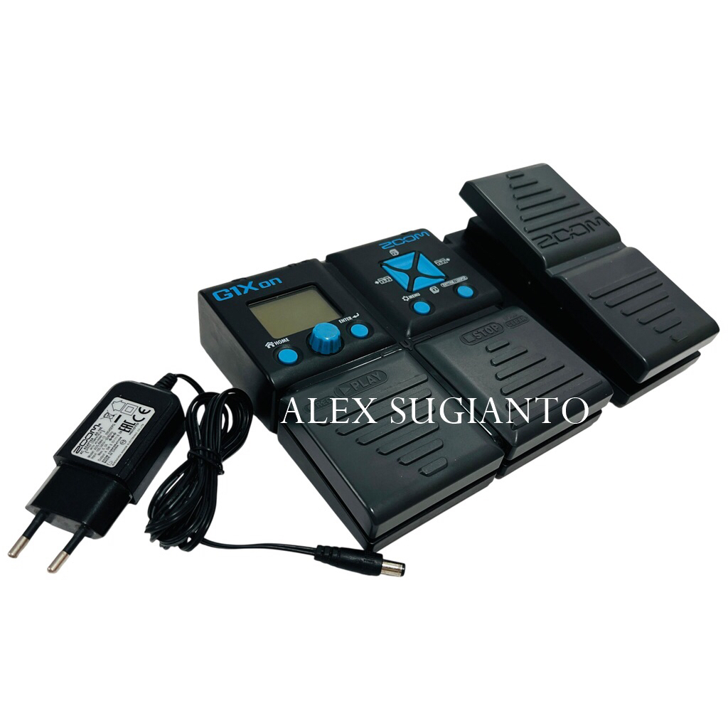 [BEKAS] EFFECT GITAR ZOOM G1XON PLUS ADAPTOR ORIGINAL EFEK GUITAR G1X ON G1 XON G 1 XON