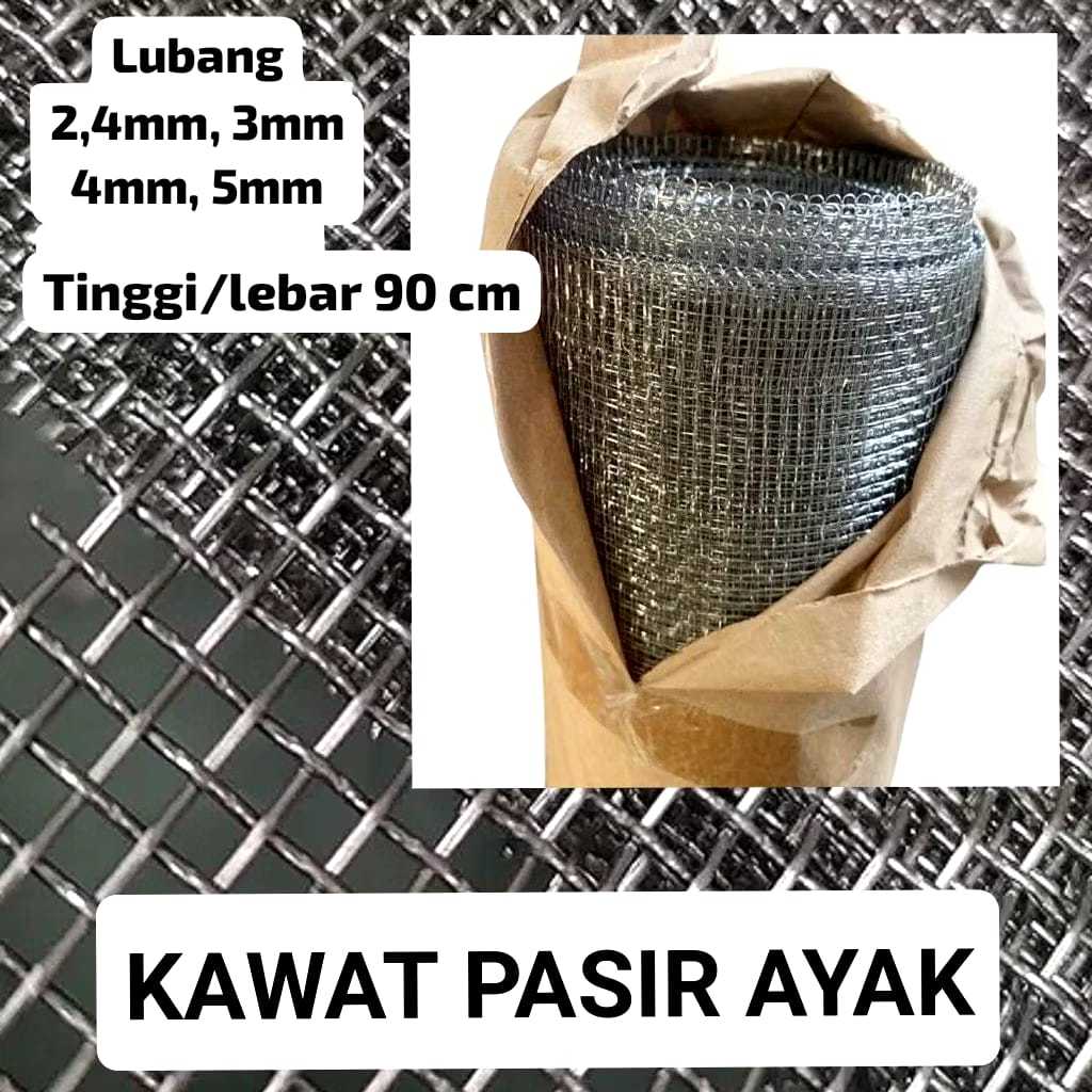 YSK I Kawat Ayakan Penyaring Pasir Sekat Kandang Ecer Panjang 50 Cm