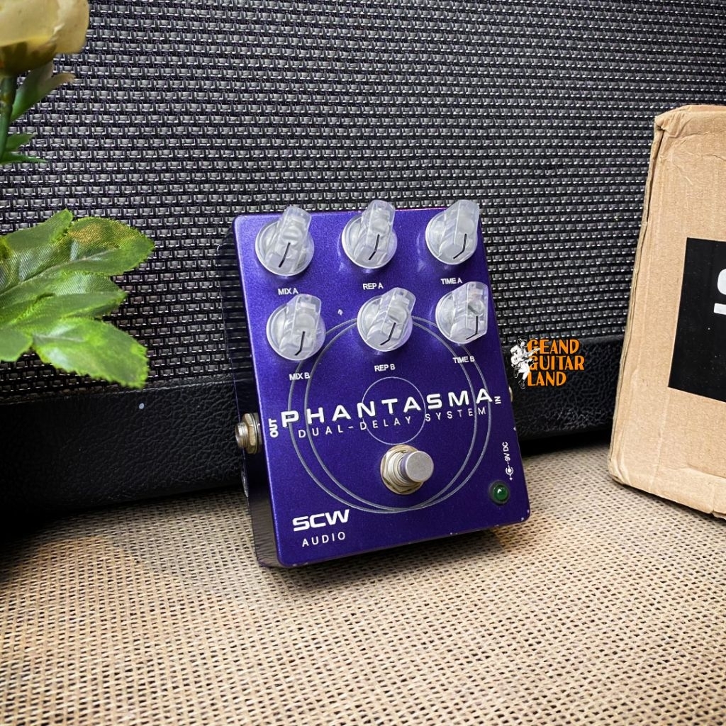 SCW Audio Phantasma Dual Delay Pedal