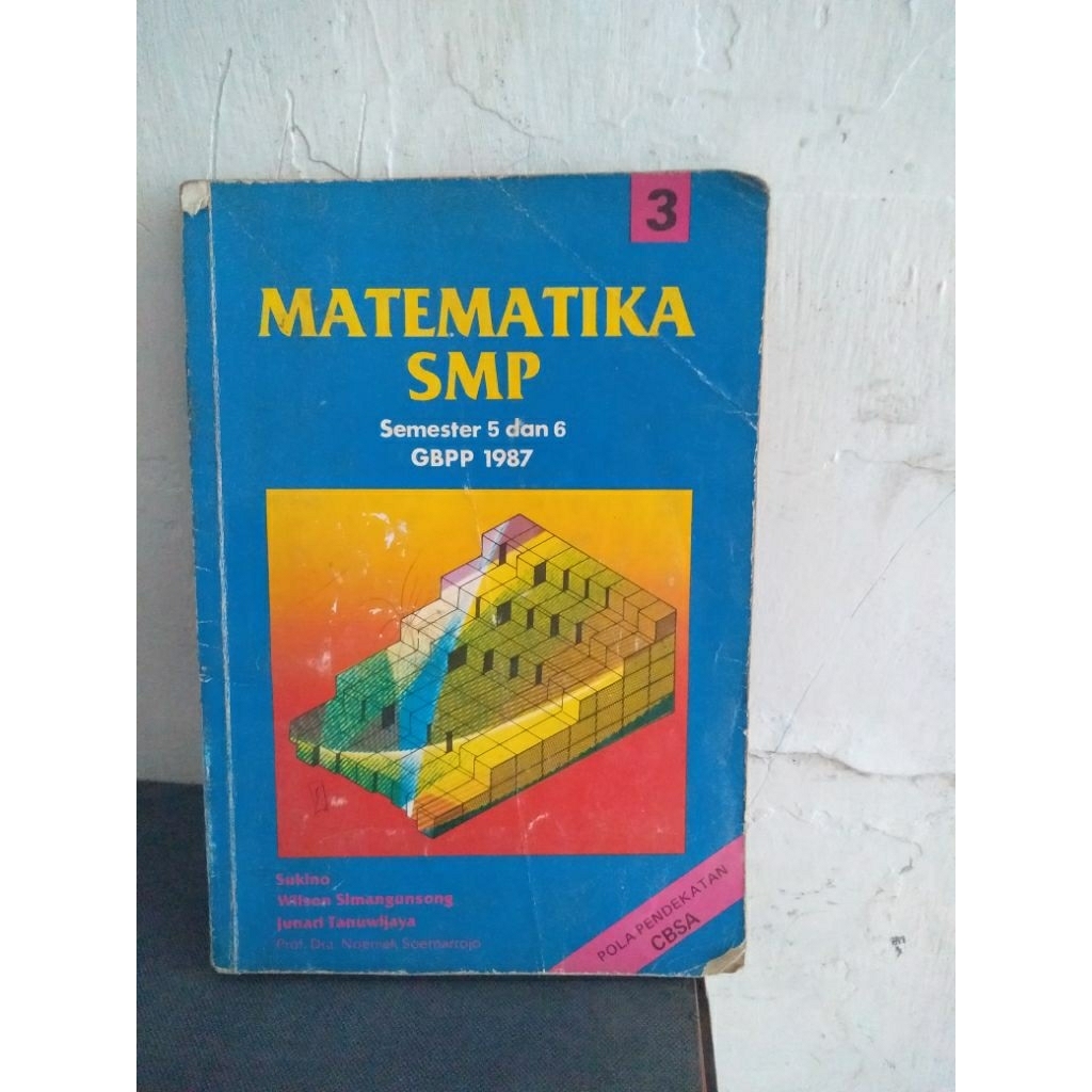 buku Matematika SMP semester 5 dan 6 GBPP 1987