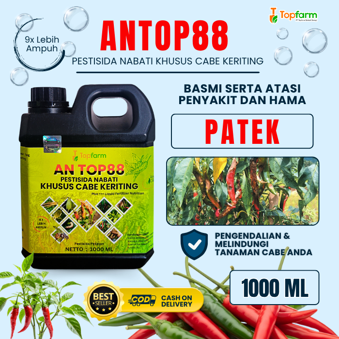 Pestisida Basmi Patek Tanaman Cabai / Obat Patek Buah Cabe Keriting / Pestisida Topfarm / Obat Anti 