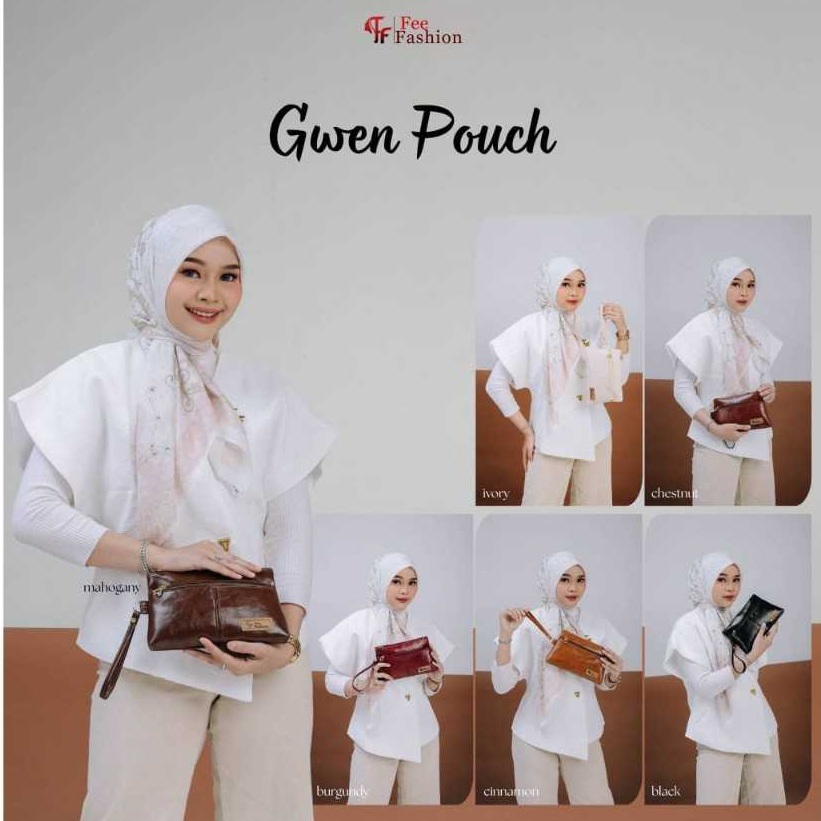 GWEN POUCH BY FEE FASHION || DOMPET KUALITAS || POUCH KEKINIAN