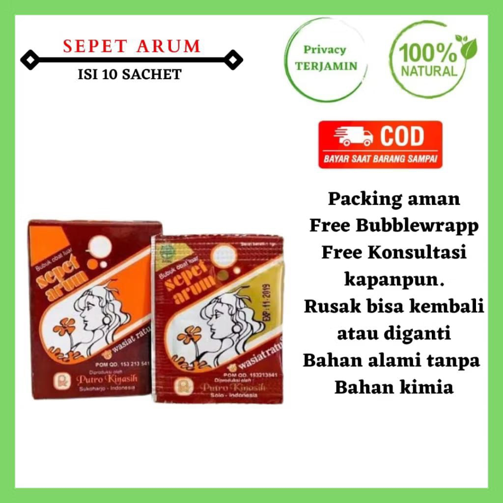 perapat v sepet arum serbuk cebok 10 pcs