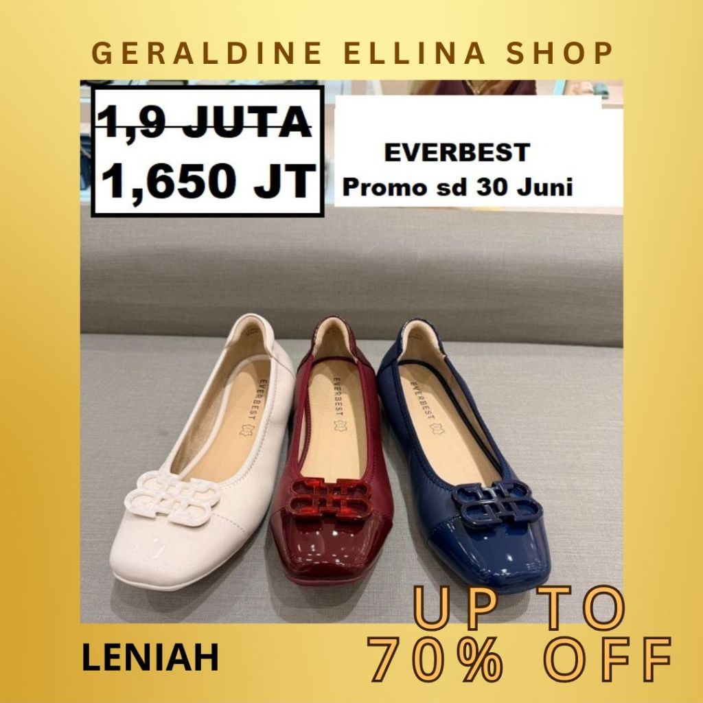 Sepatu EVERBEST wanita perempuan cewe cewek ORIGINAL 100% Seri LENIAH