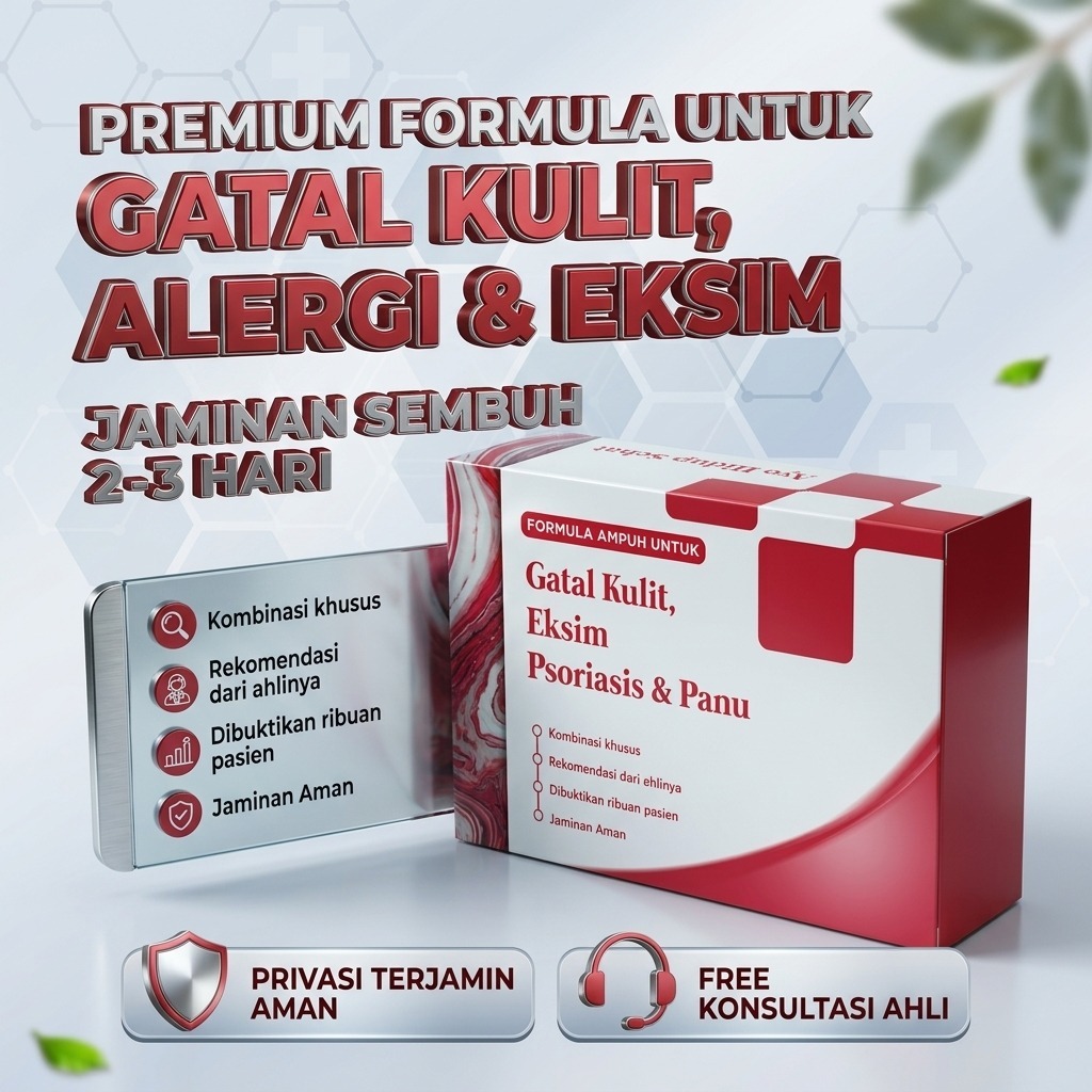 Mengatasi gatal seluruh tubuh gatal selangkangan & alergi, eksim BPOM