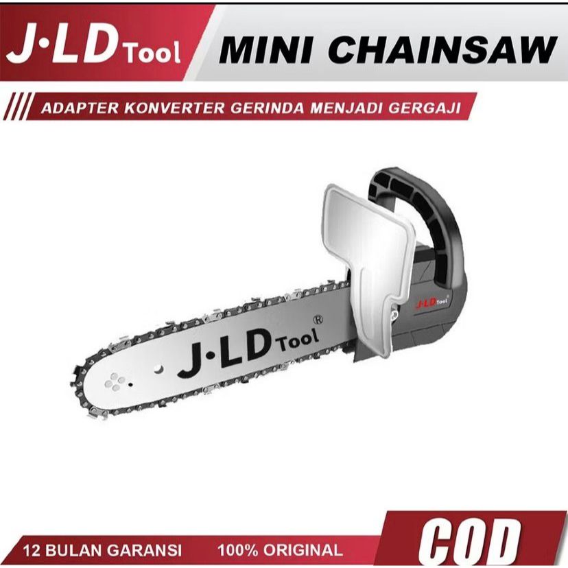 JLD Adaptor Chainsaw Mini Gergaji 12inch Gergaji mini gerinda tangan Adapter chainsaw gergaji kayu