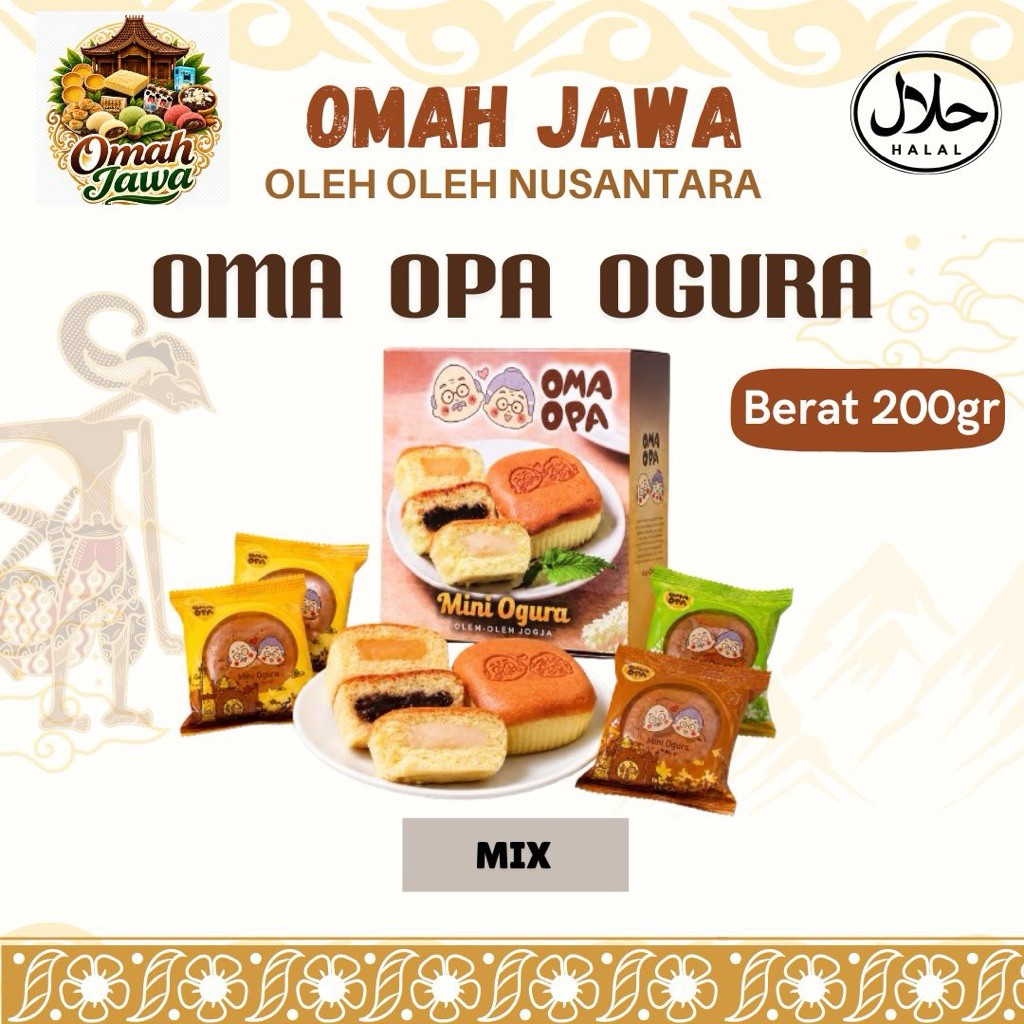 Mini Ogura Oma Opa Cake Khas Jogja