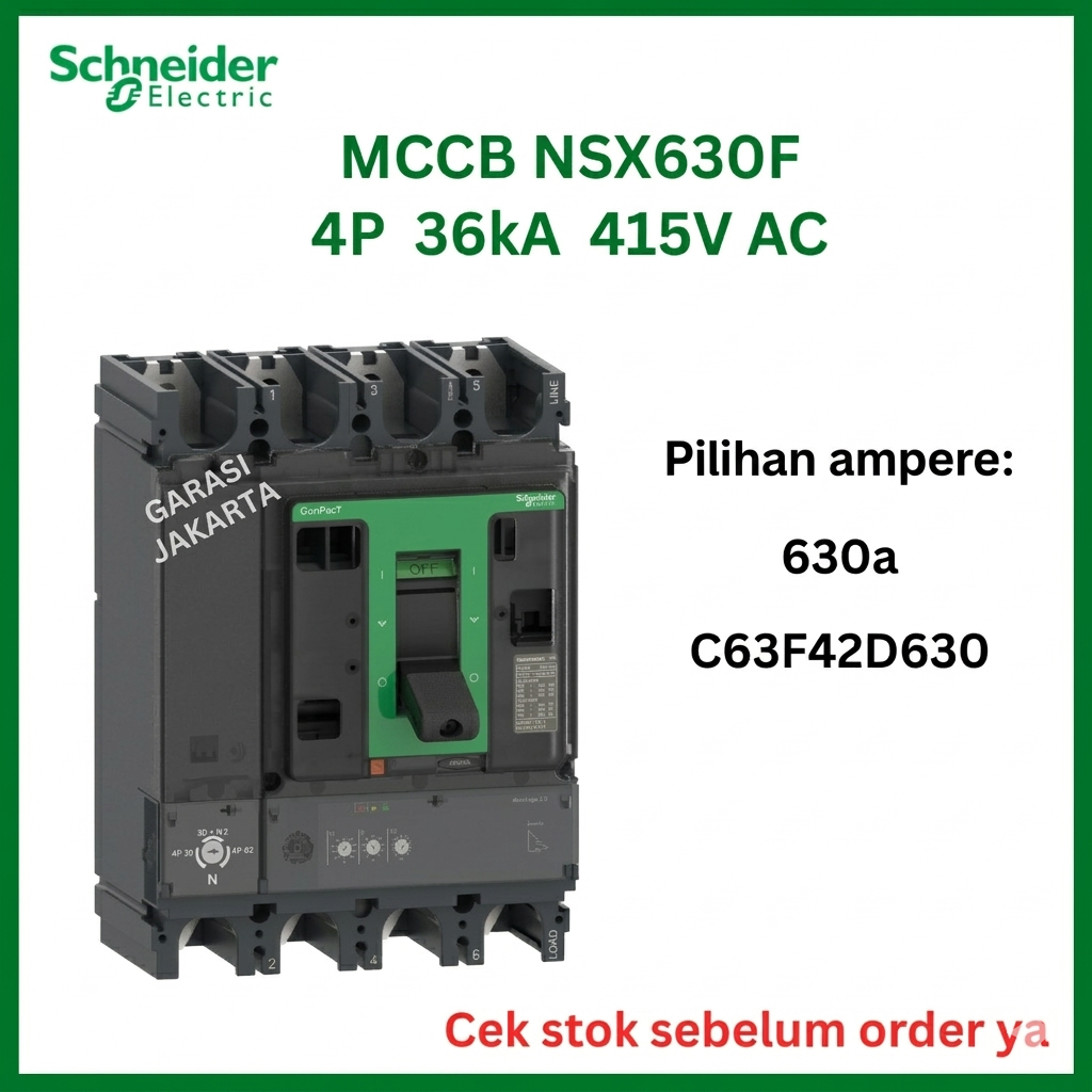 NSX630F mccb 4p 630a ampere schneider circuit breaker 4 pole