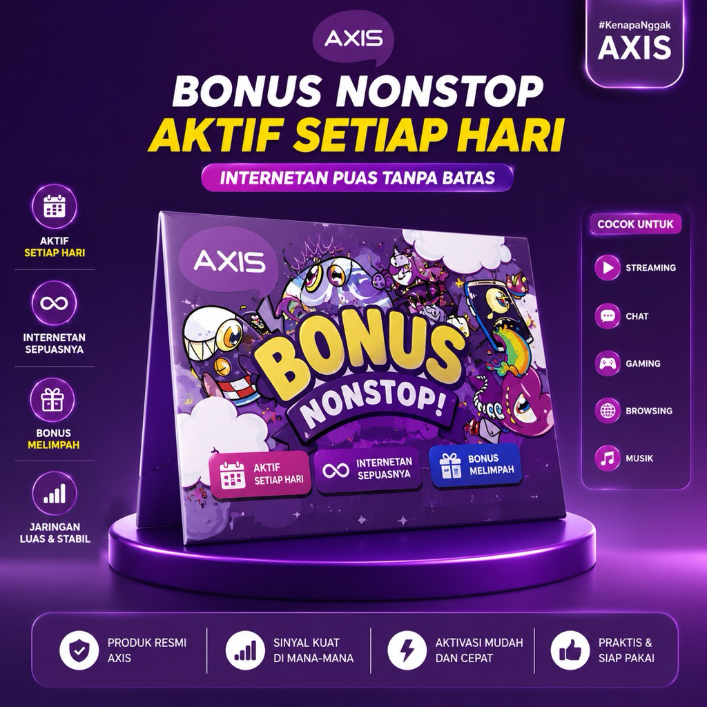 Kartu Perdana Axis Sudah Registrasi