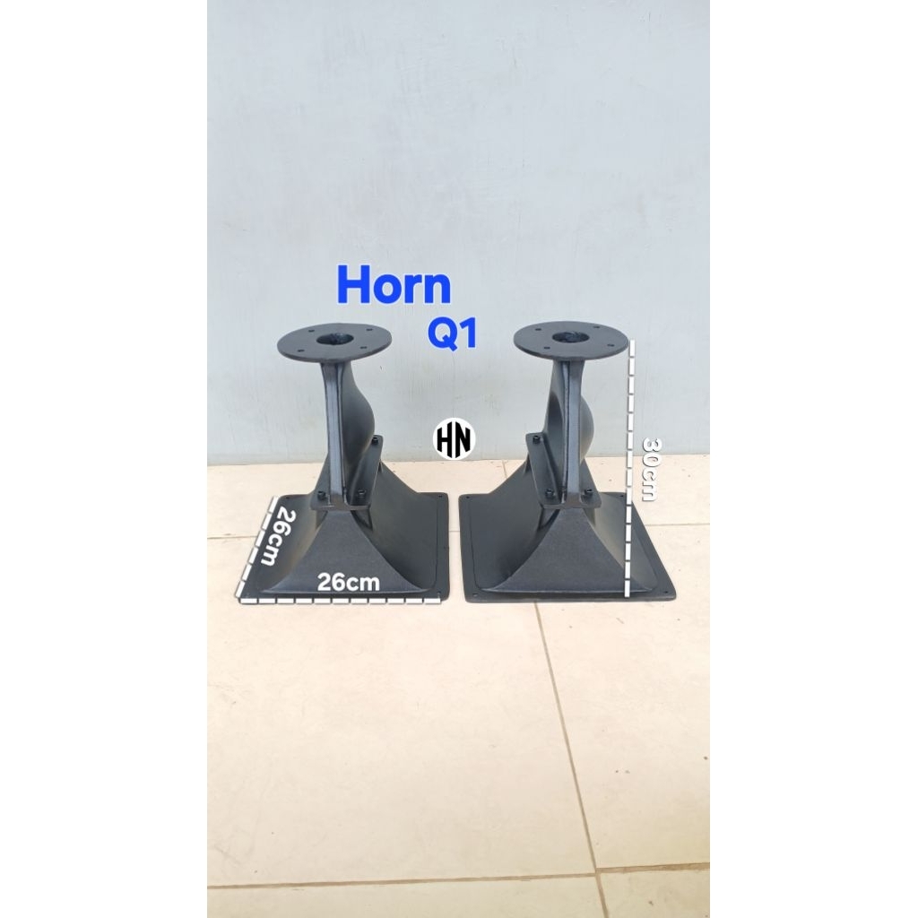 HORN Q1 BAHAN ALUMUNIUM DIRAL COR