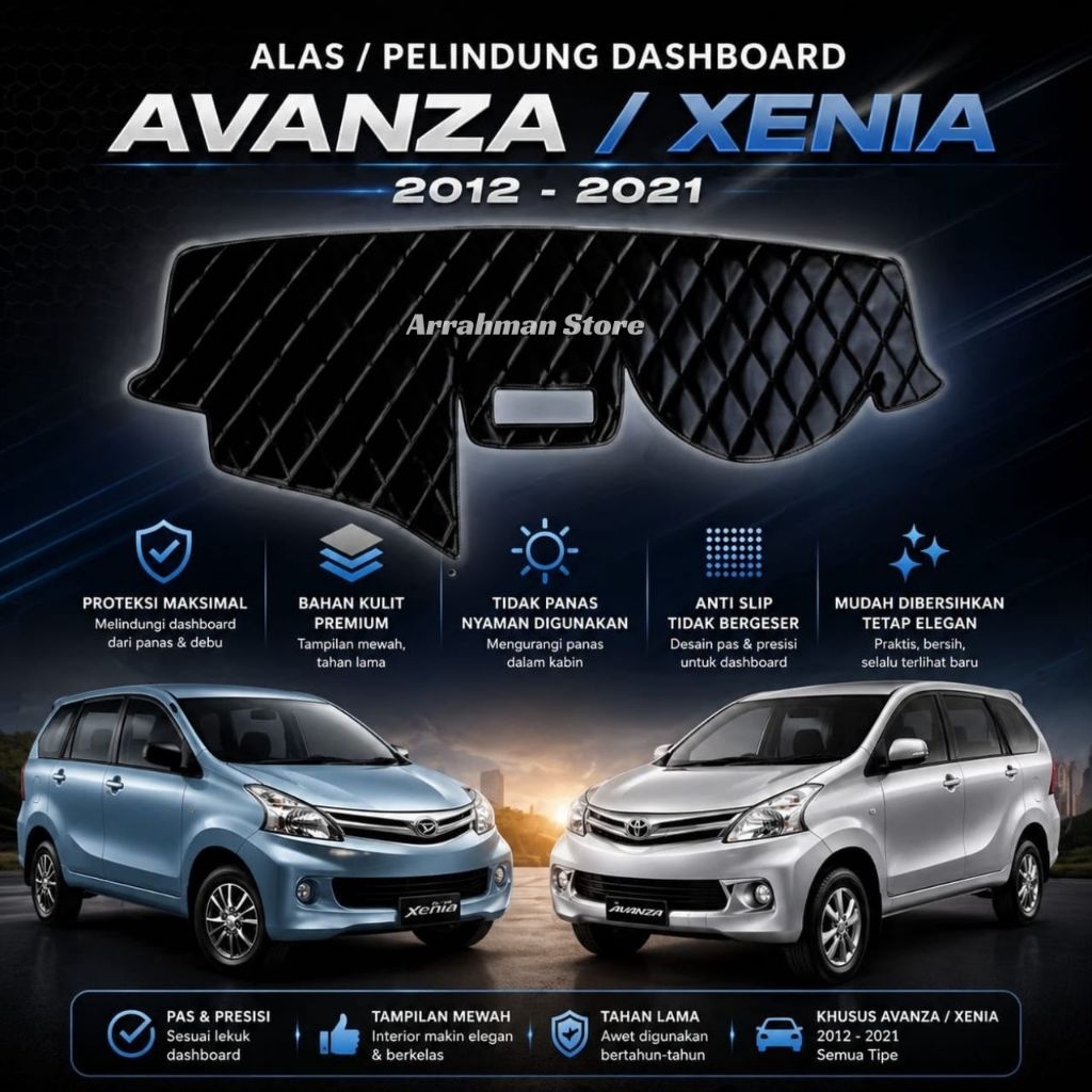 Alas Dashbord Mobil Avanza/Xenia (2012_2021) Aksesoris Interior Mobil