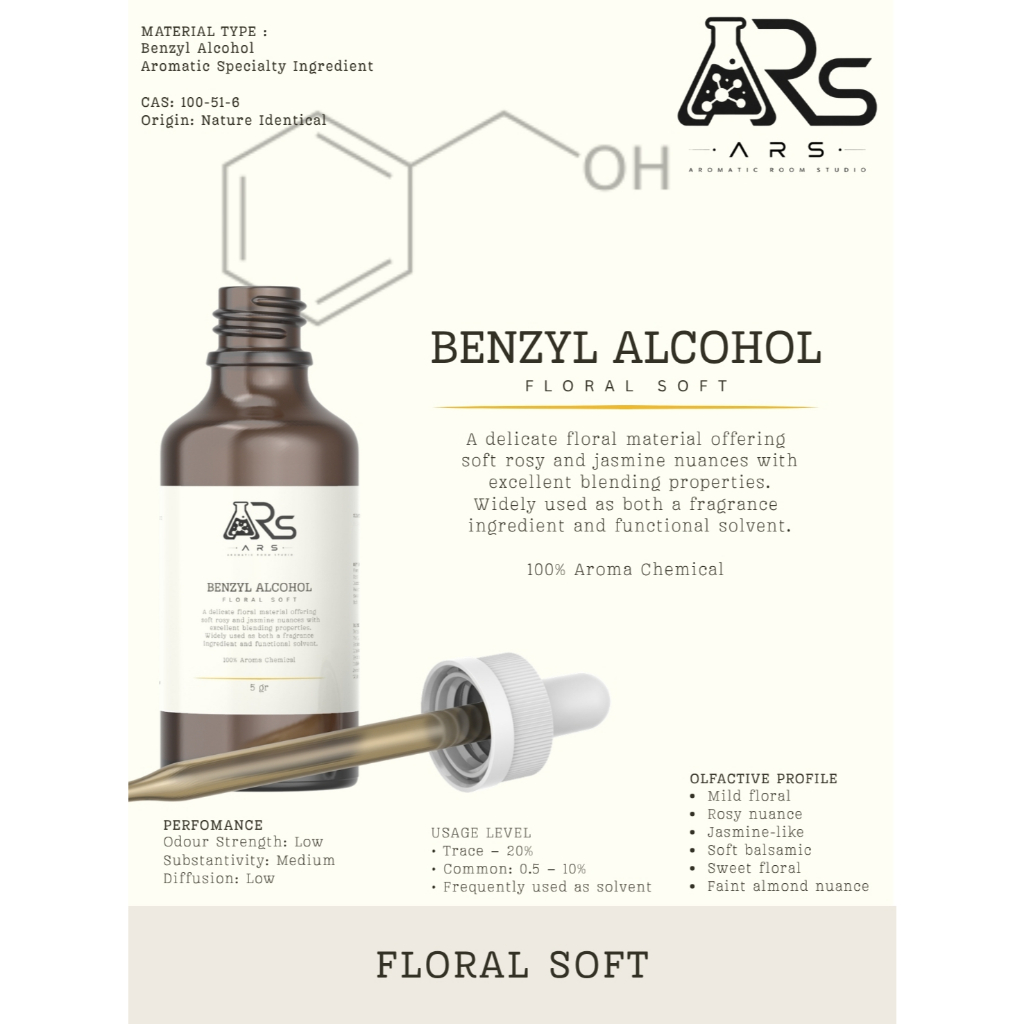 Raw Material Parfum BENZYL ALCOHOL PURE