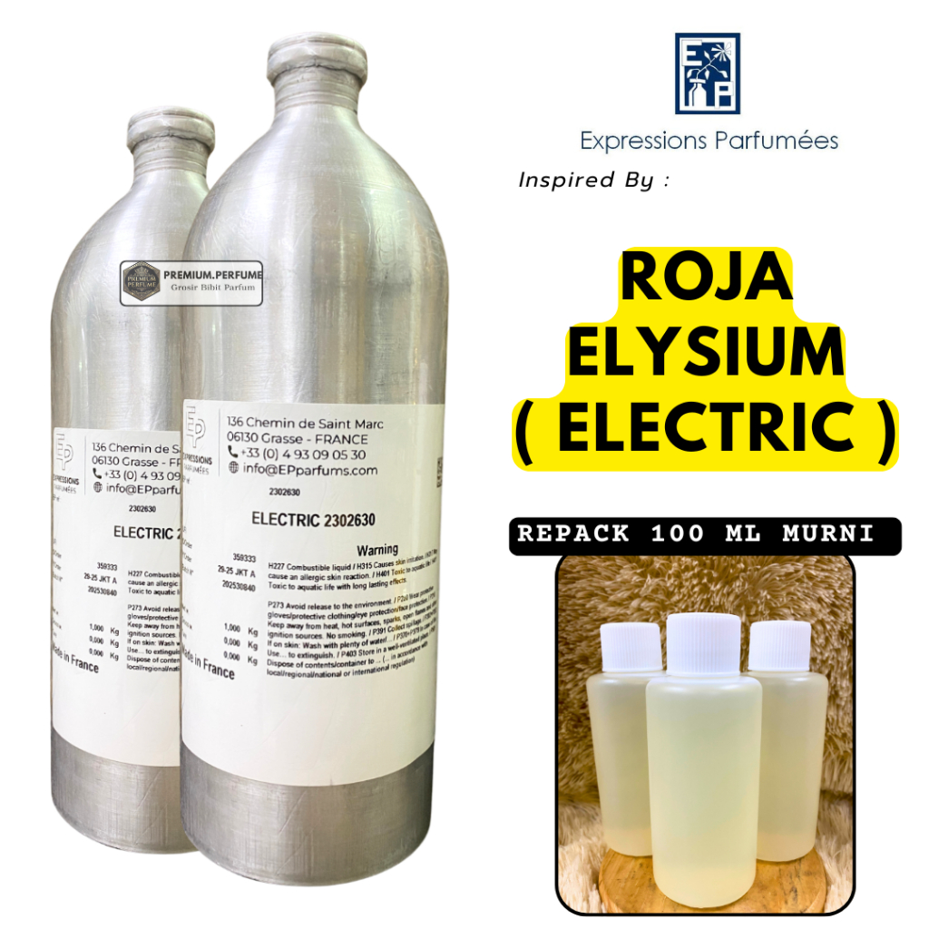 Bibit Parfum Cwo ROJA ELYSIUM ( ELECTRIC ) Repack 100 ML Grade Super EXPRESSIONS EP