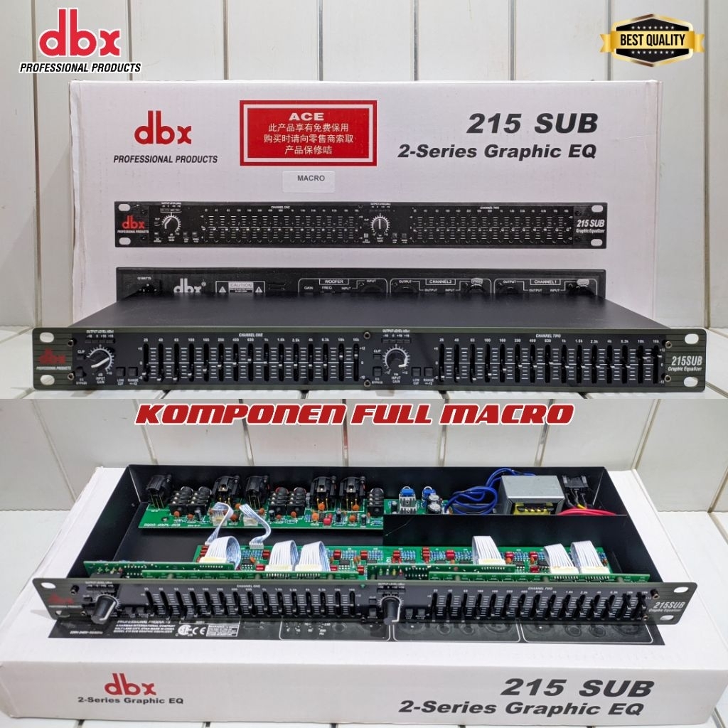 Equalizer DBX 215 XL Komponen Makro