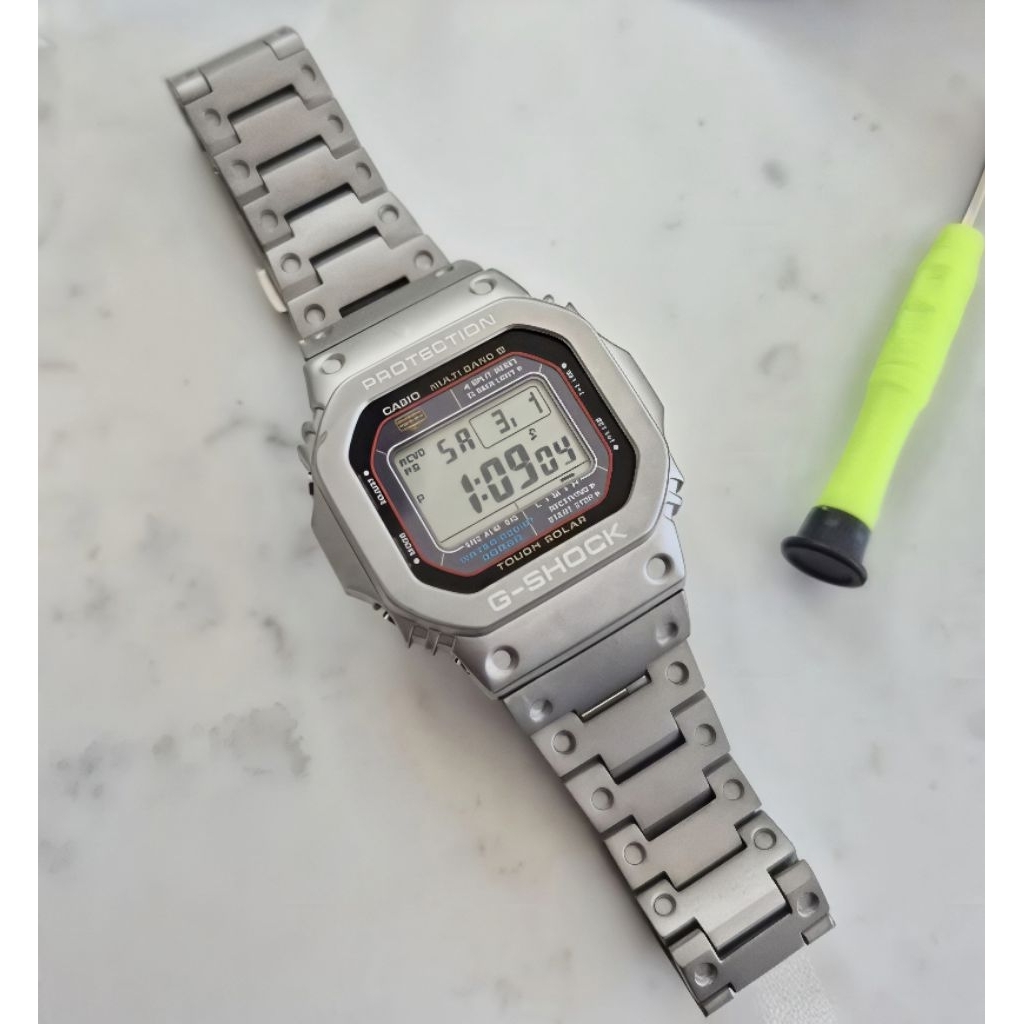 G-Shock GW-M5610 TITANIUM bracelet solar powered (second)