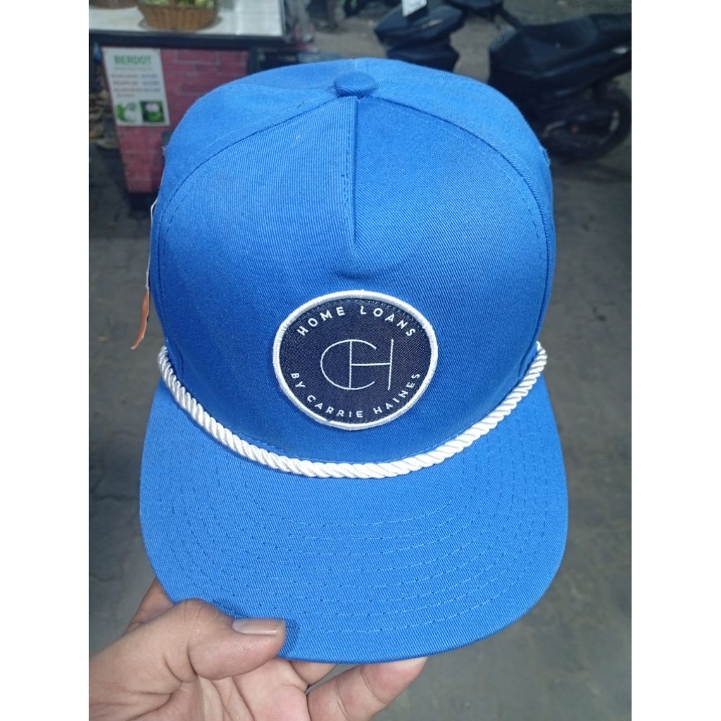 Topi Golfer Snapback Rope hat Tali kapal By Pukka Super Like New